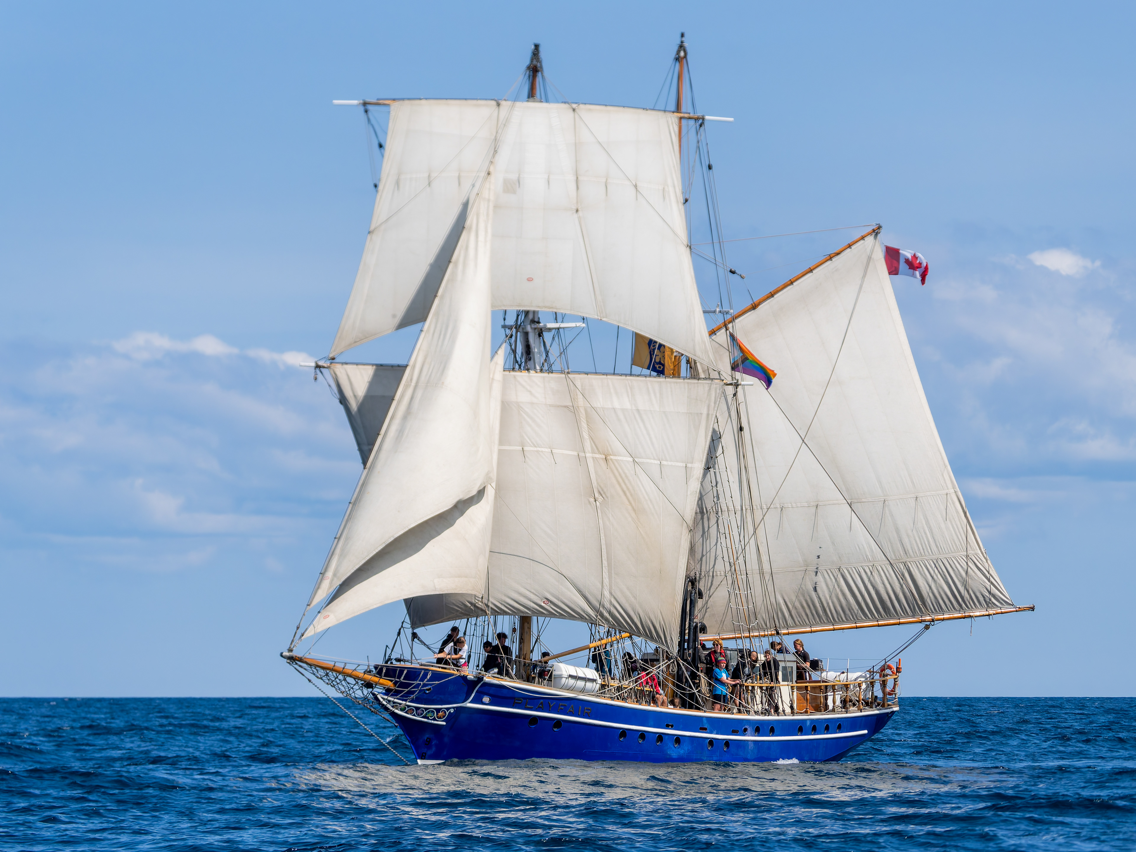 Playfair Broadside Full Sail