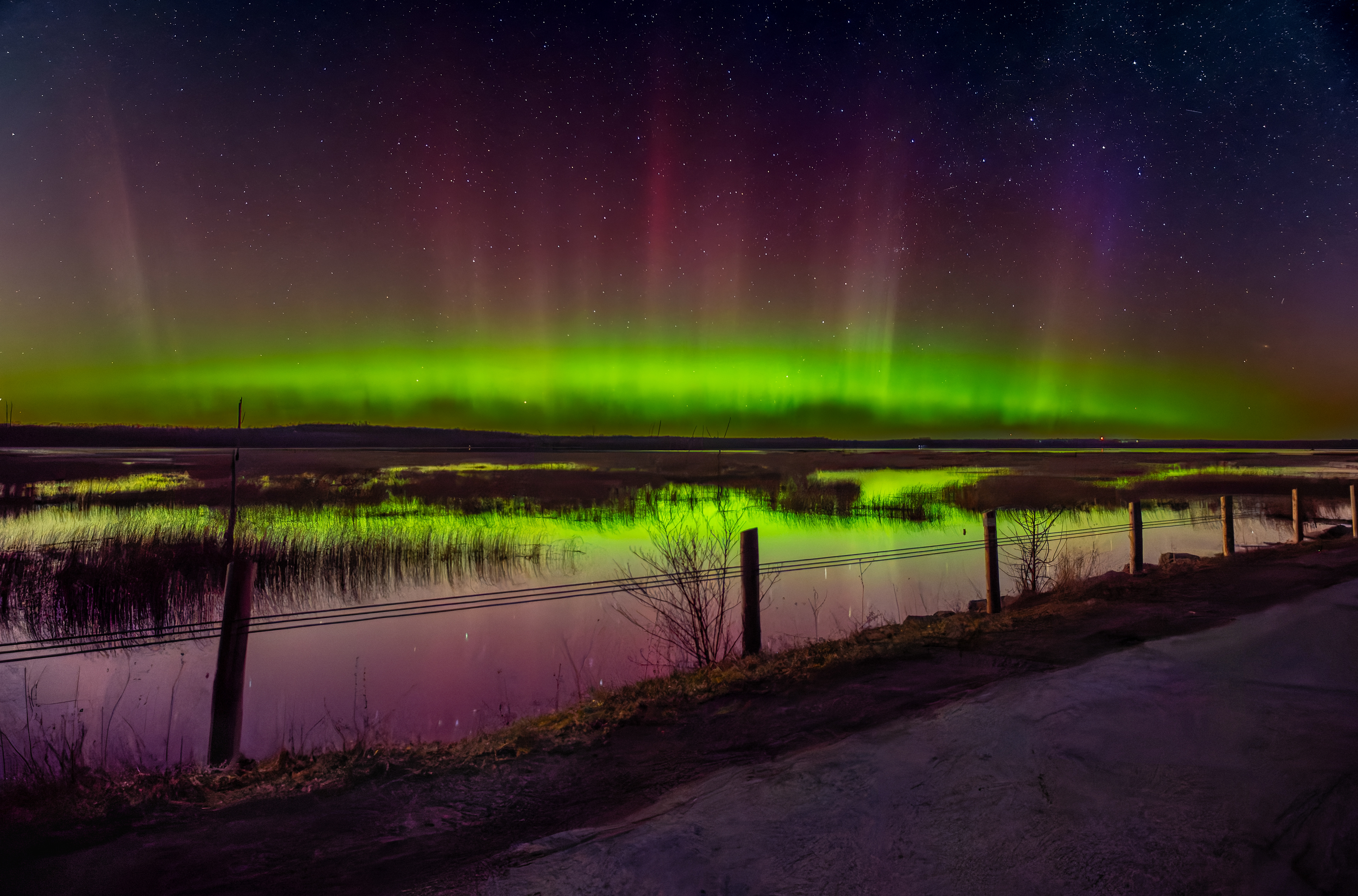 Northern Lights over Sky Lake