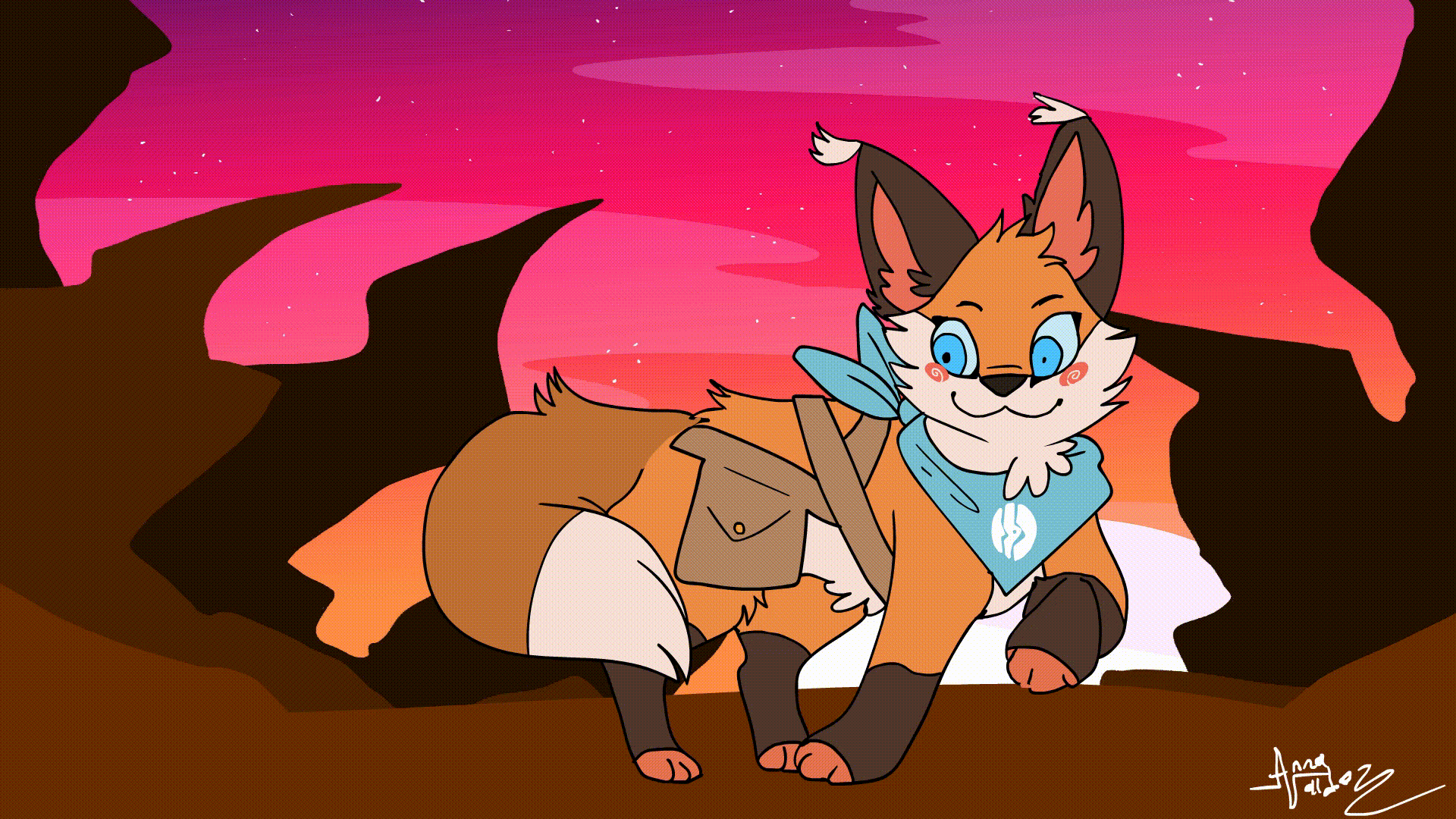 Artfight attack for PixelizedSunset