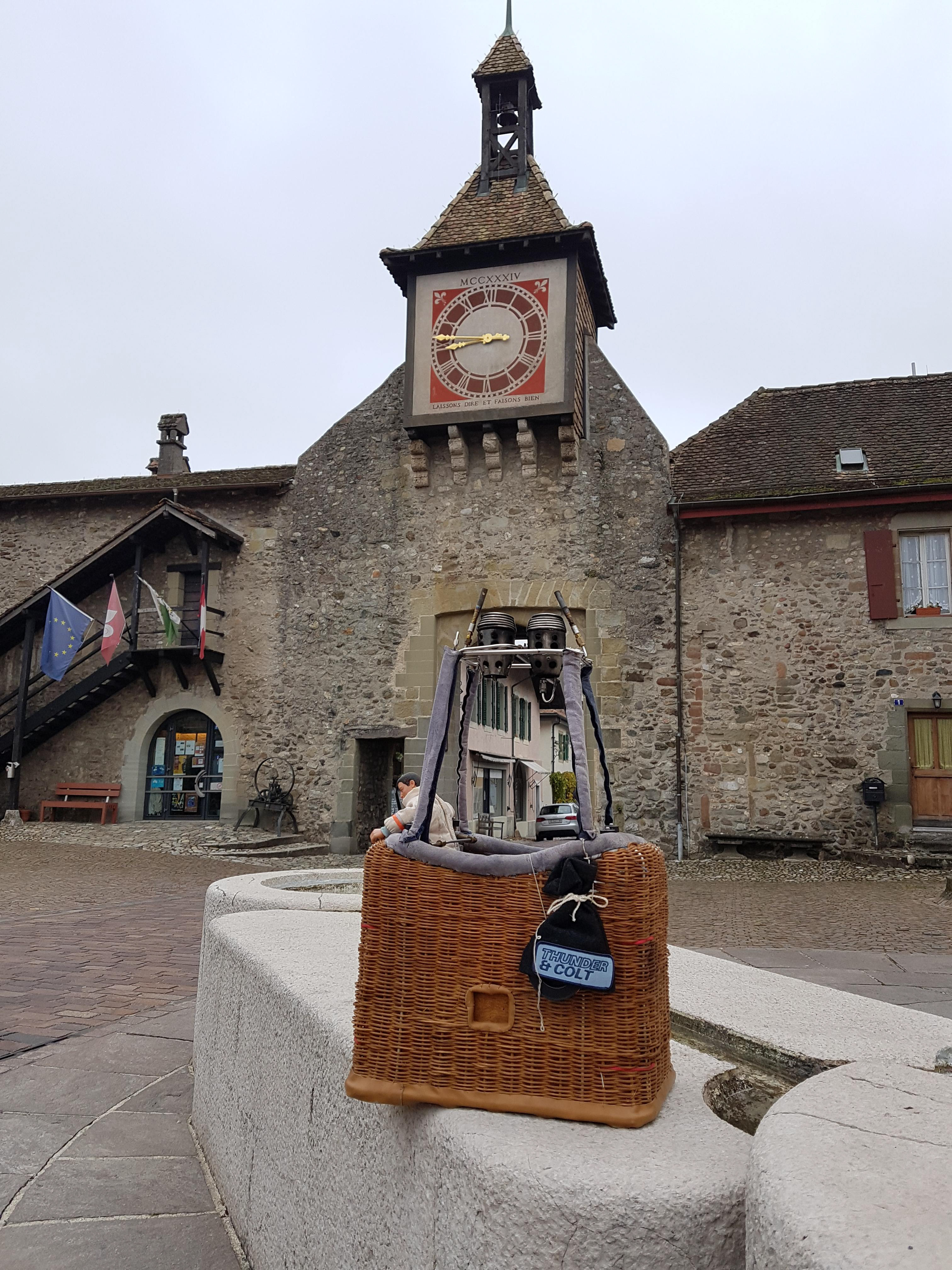 Une nacelle à Saint-Prex