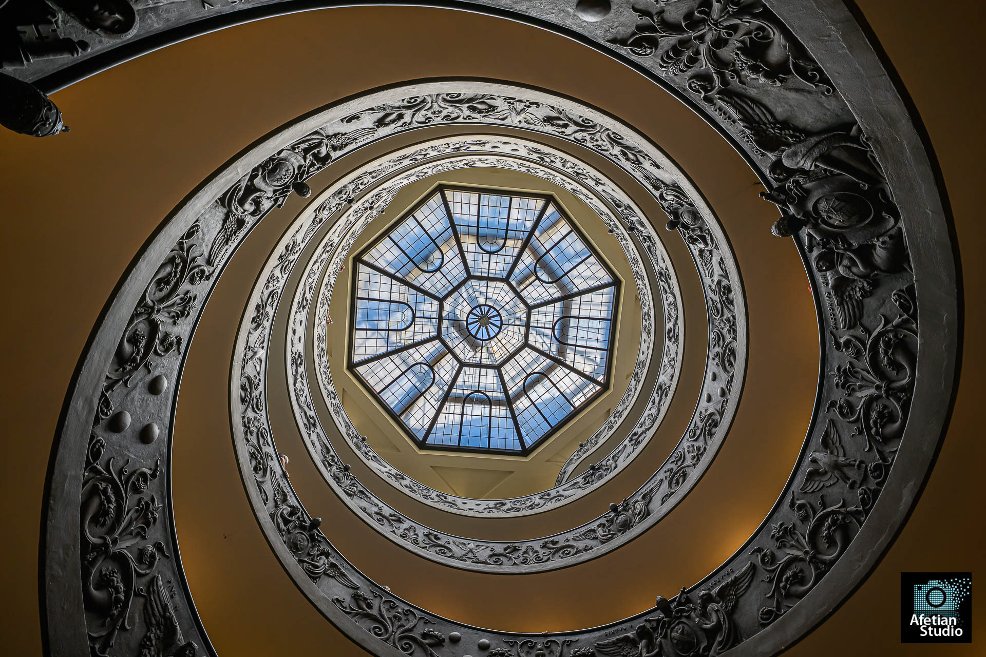 Escadaria Museu do Vaticano - Cidade do Vaticano