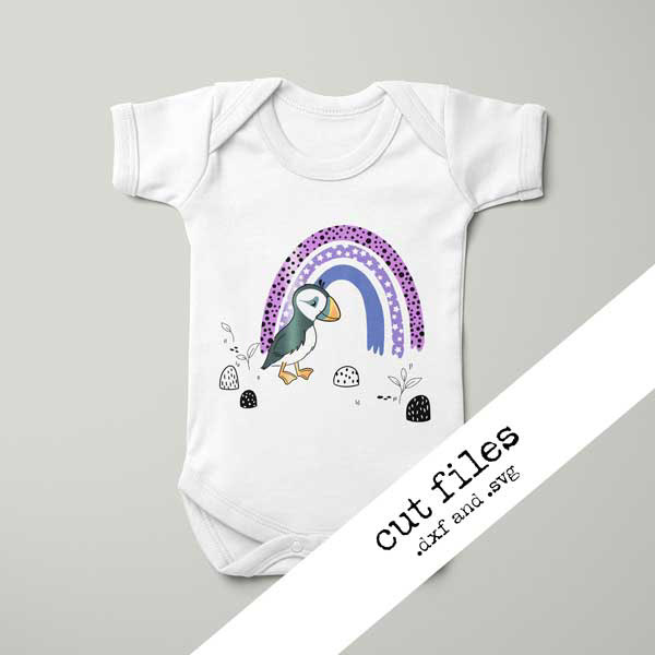 puffin cut file papageientaucher Plotterdatei