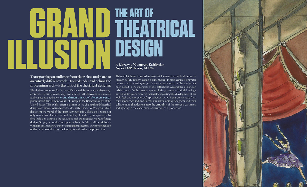 Library of Congress | Grand Illusion: The Art of Theatrical Design