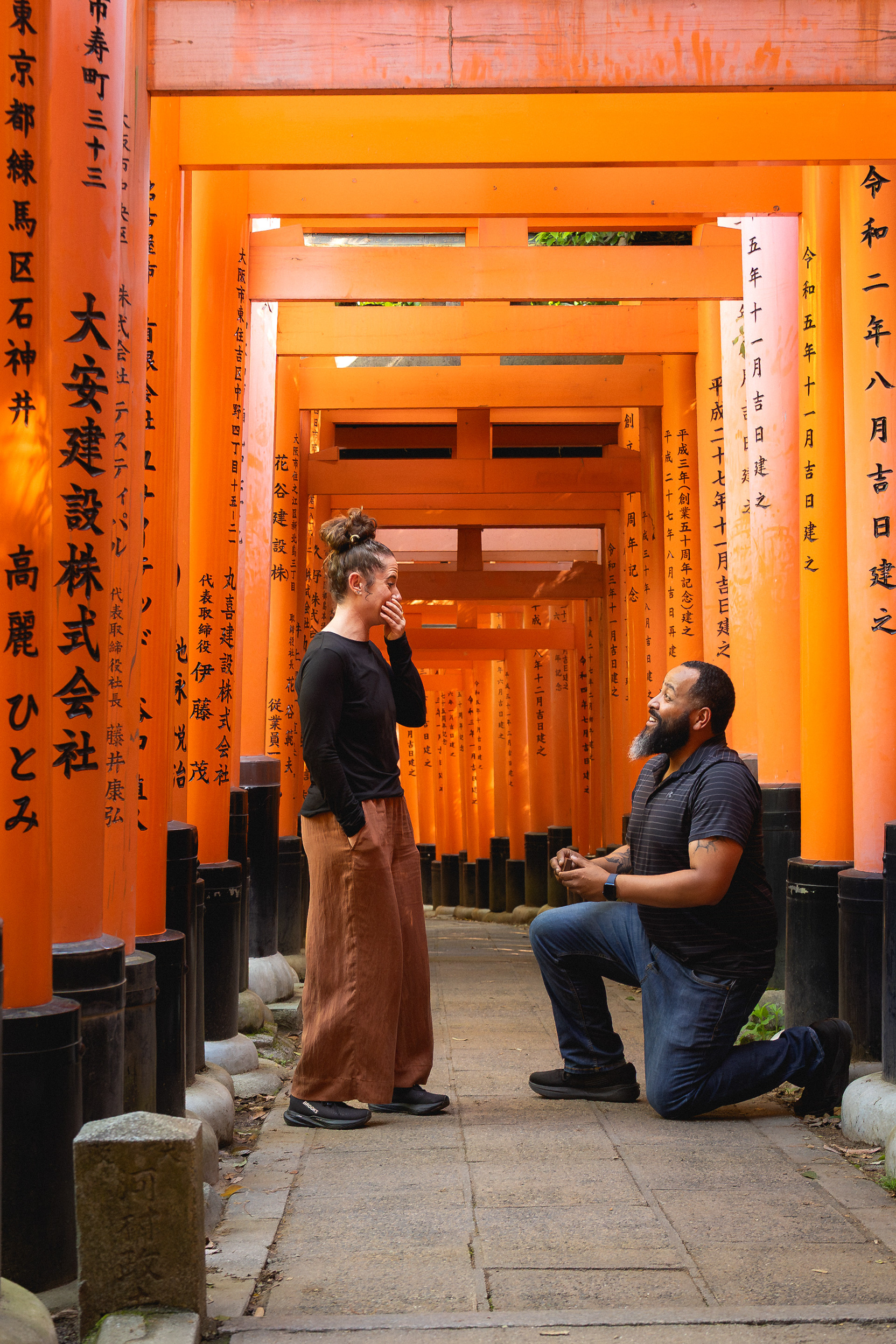 Surprise Proposal Photoshoot in Kyoto by Paren Creates