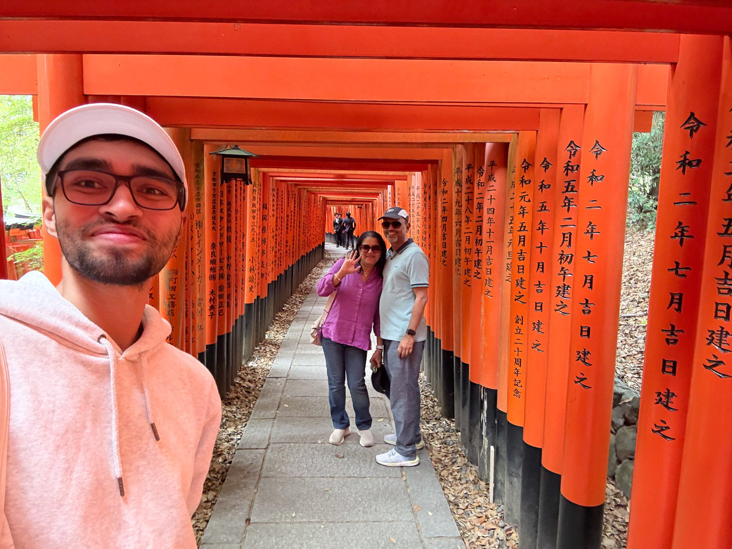Indian Guests enjoying Fushimi Inari tour
