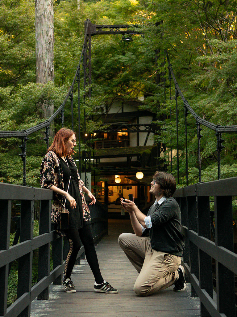 Surprise Proposal Photoshoot for European Clients in Kyoto by Paren Creates