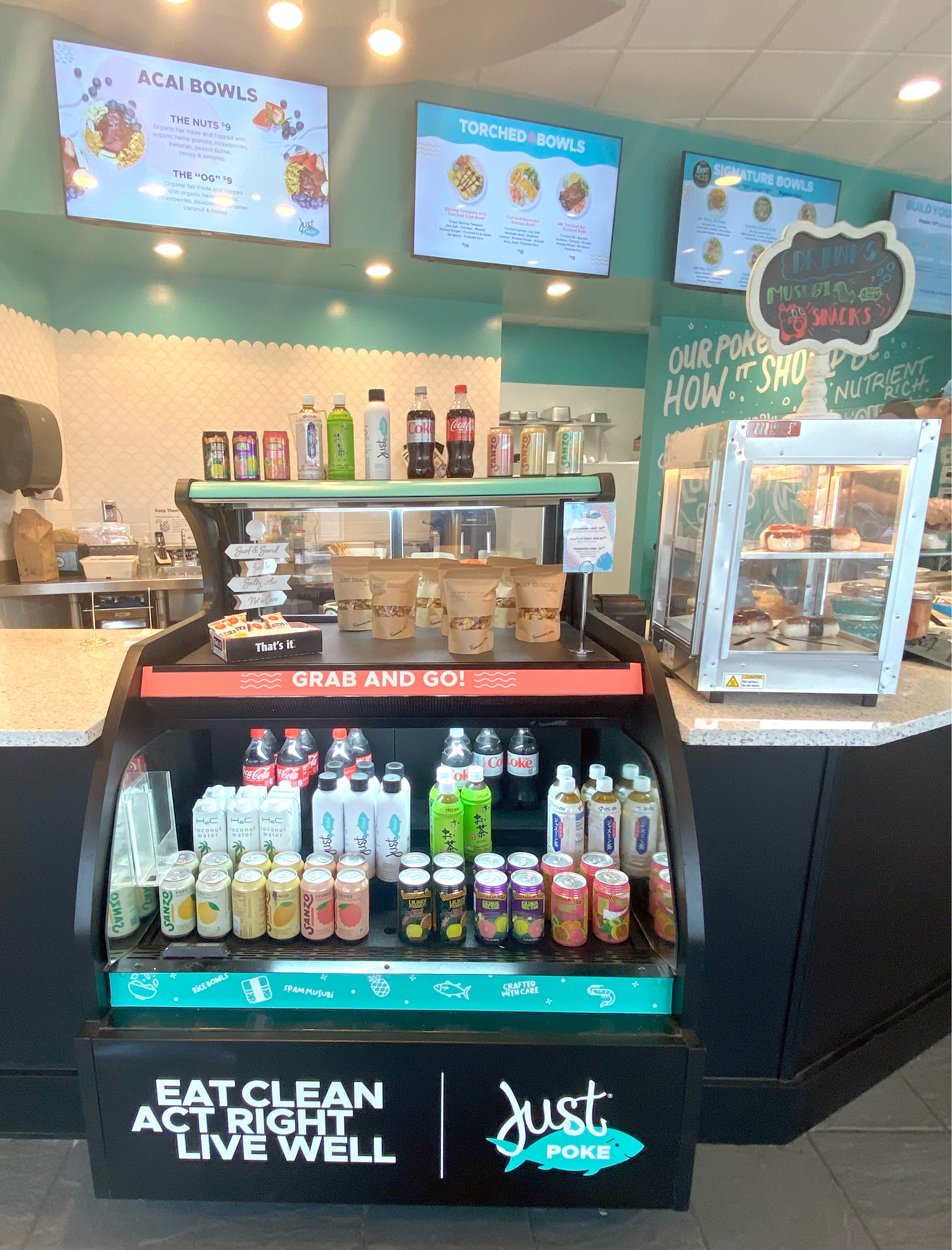 branded beverage display