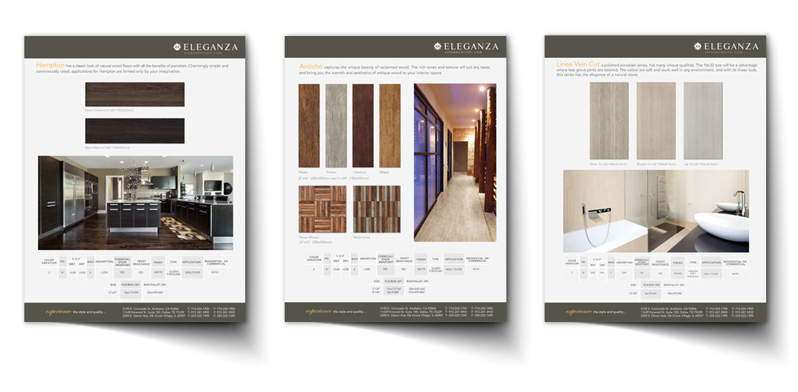 spec sheets