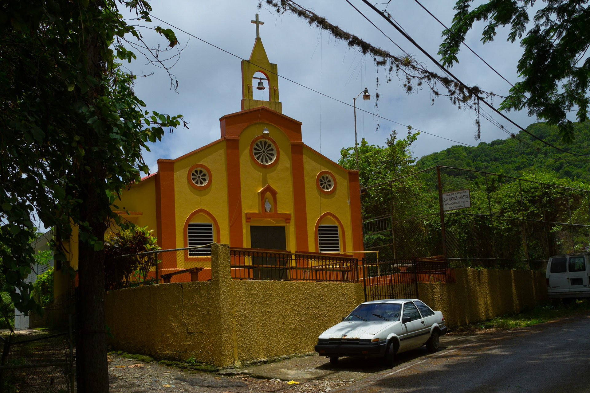 We took an intentional detour off the major road and found this church in the mountains.