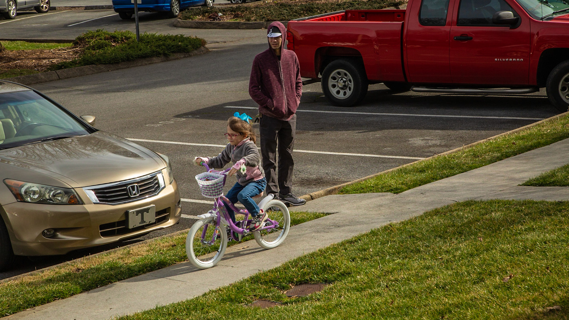 Josephine got a bicycle for her 7th birthday.