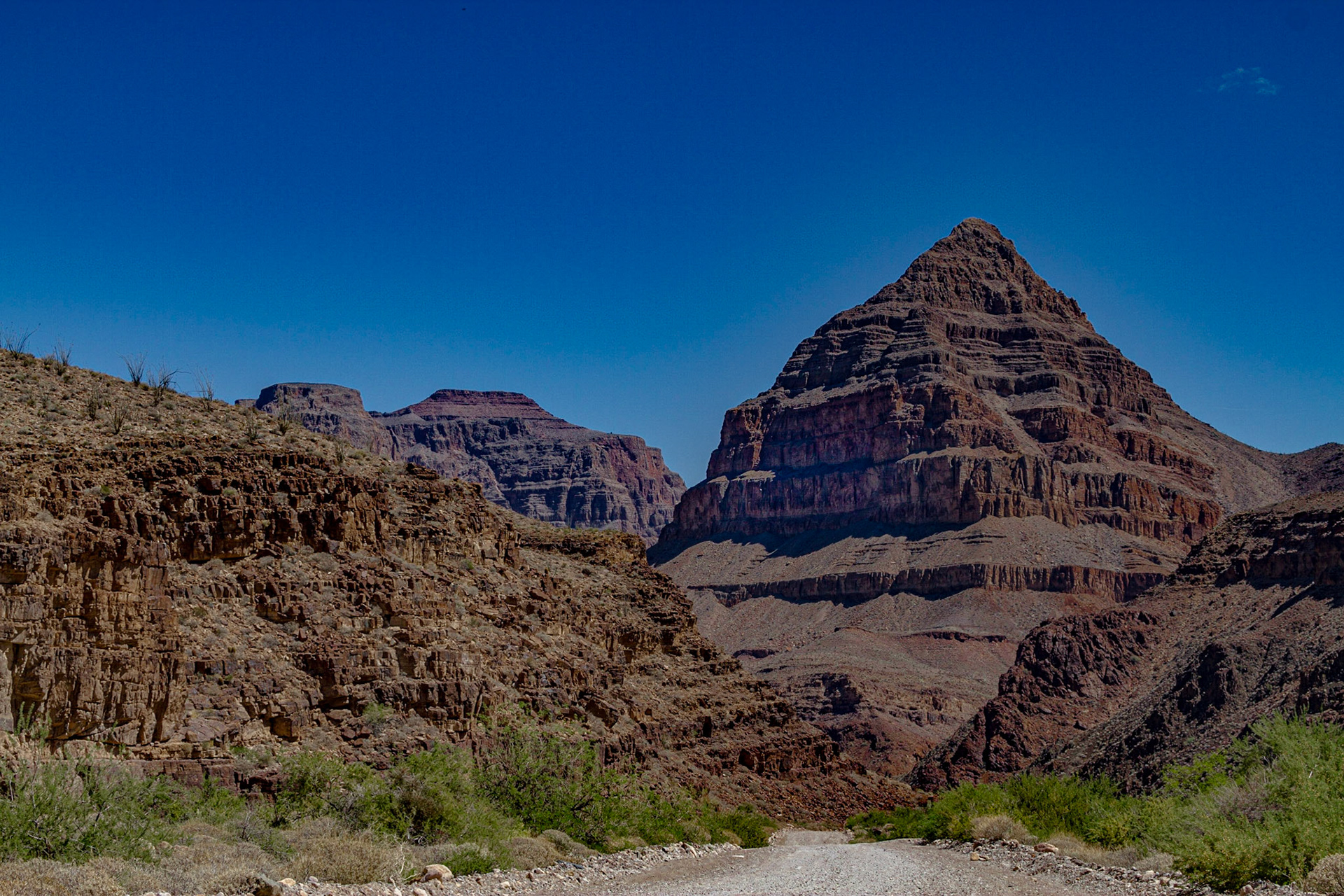 Diamond Creek Road to the Colorado River in The Grand Canyon, May 11, 2013 After the NAPFA Spring Conference in Las Vegas, I drove to Kingman for a night, followed by a trip into the Grand Canyon on the Hualapai Indian Reservation.  These images were taken along the Diamond Creek Road and at the Colorado River in the Grand Canyon
