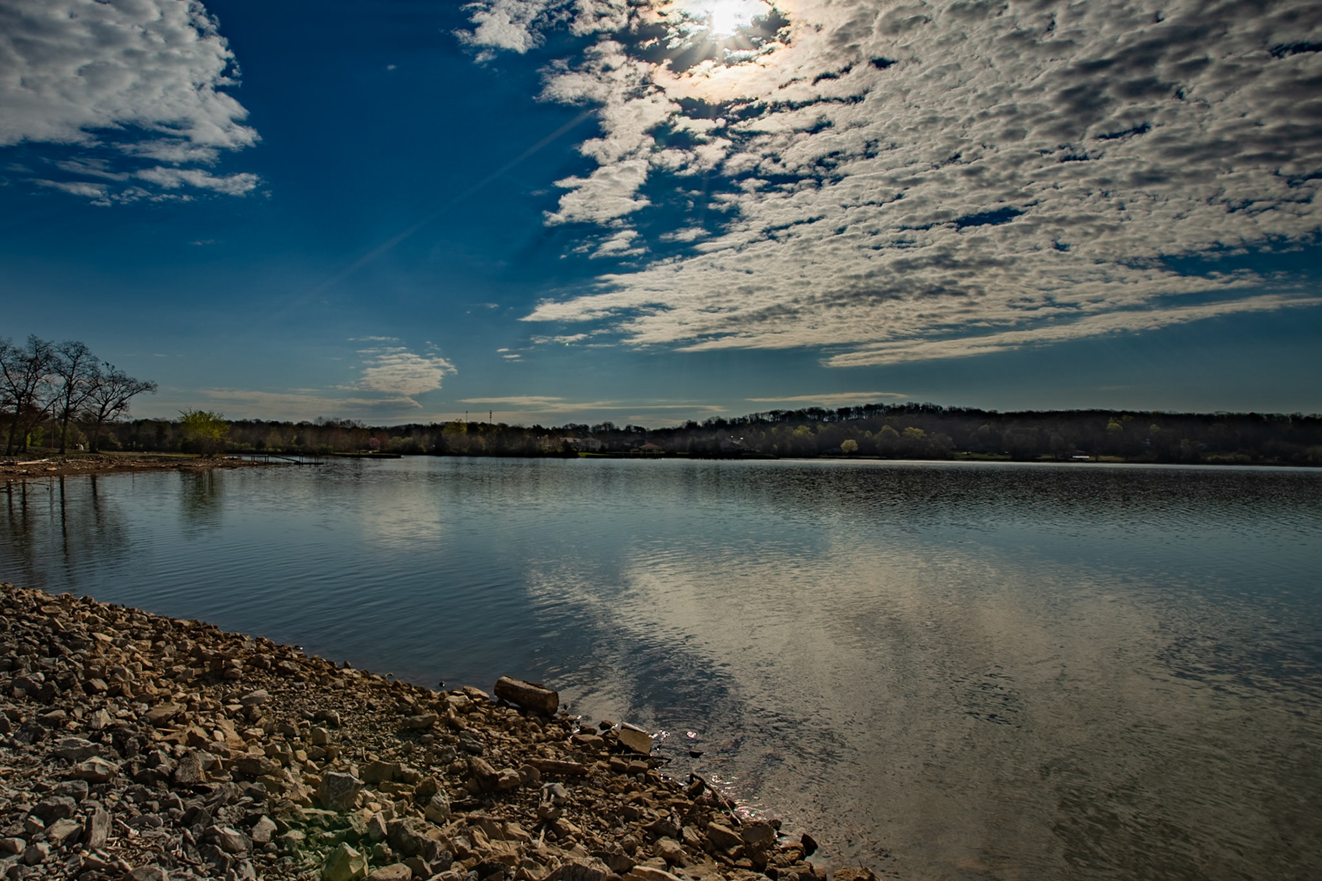 Clouds at Concord Boat Ramp, Farragut, Tennessee, March 25, 2025