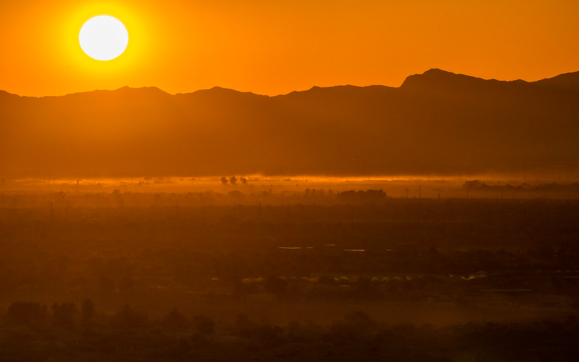 Phoenix Sunset from South Mountain Park. May 18, 2018