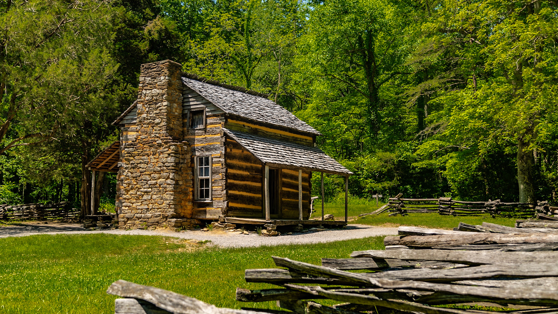 John Oliver's Cabin, Cades Cove, Great Smoky Mountains National Park