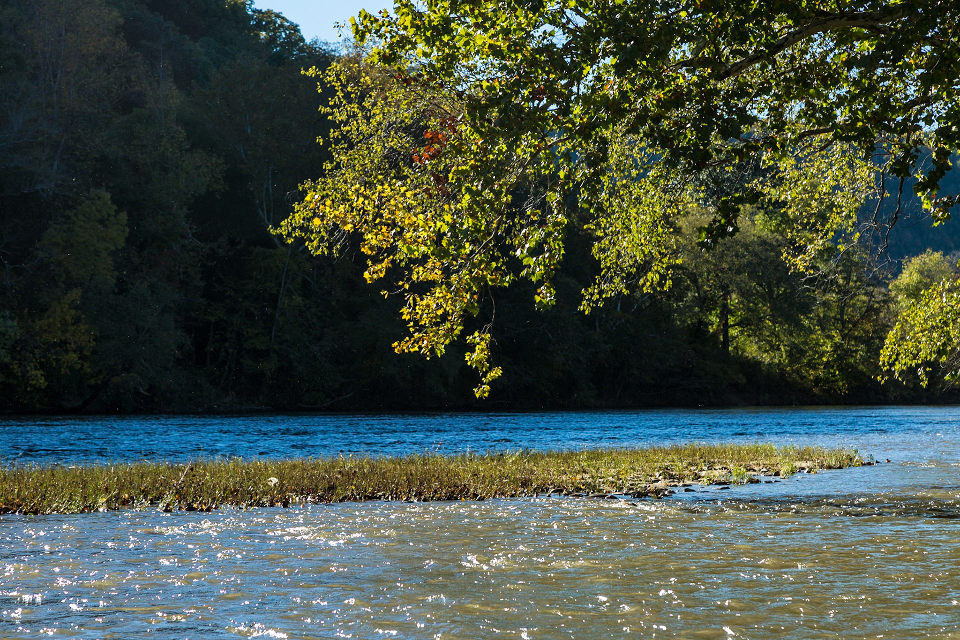 Driving to Charlotte for NAPFA Fall Conference - Stopped by the river