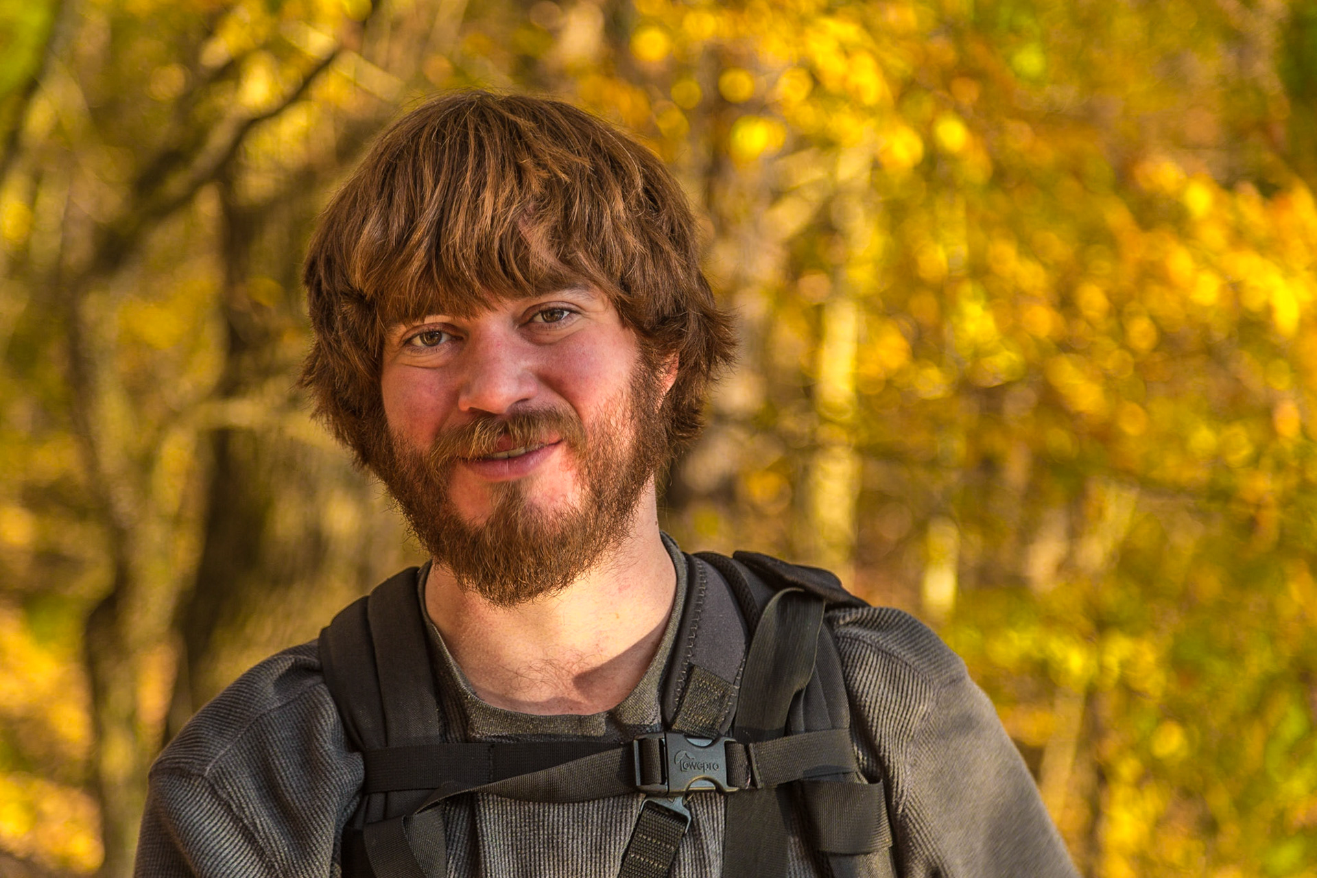 It was a good day for a hike with my son.