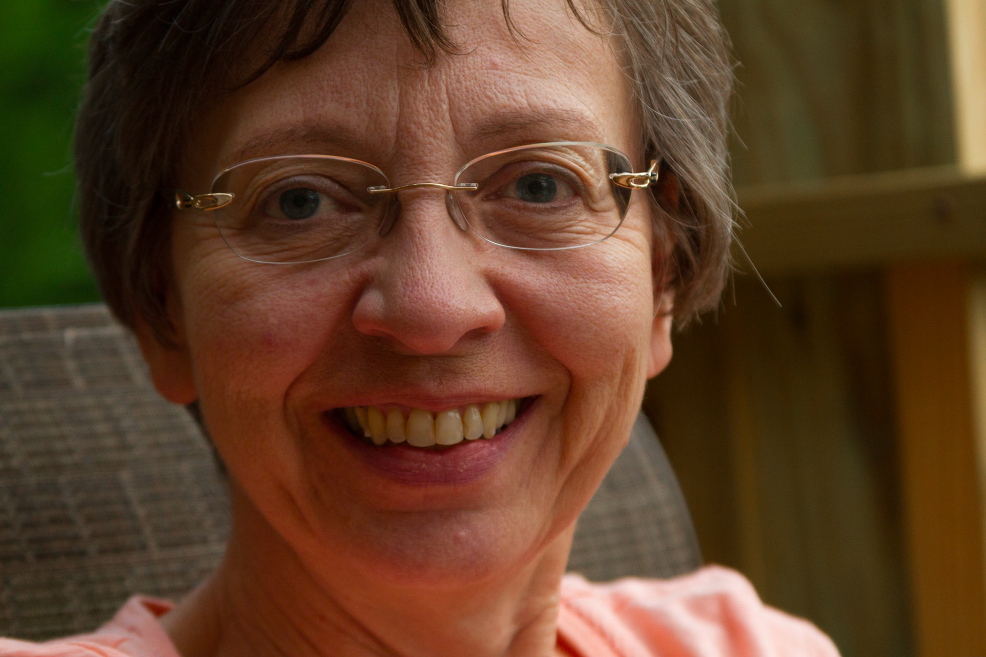 Labor Day Weekend was almost over. We sat and talked. She looked good and I wanted to photograph her.