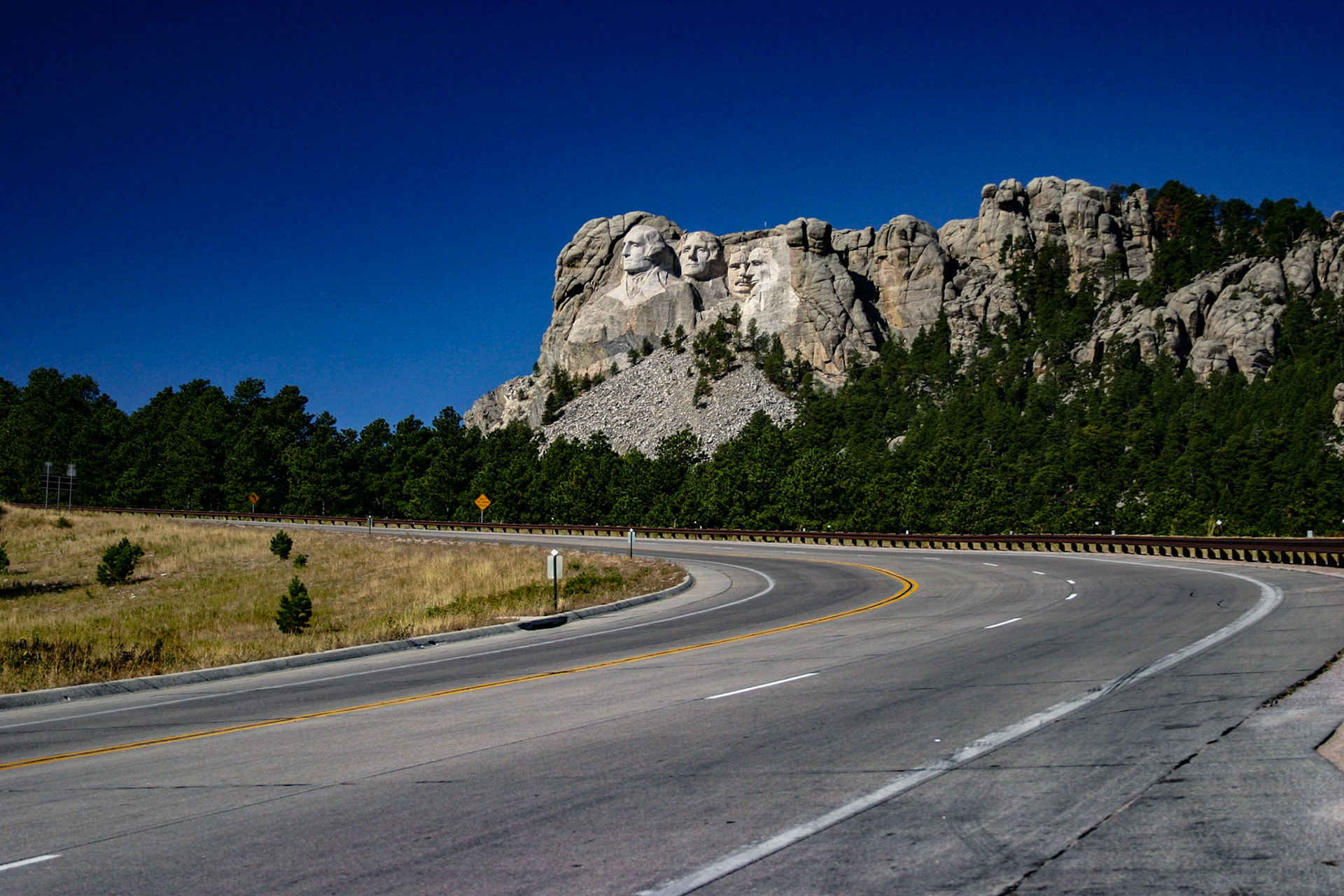 Approaching Mount Rushmore, September 25, 2010