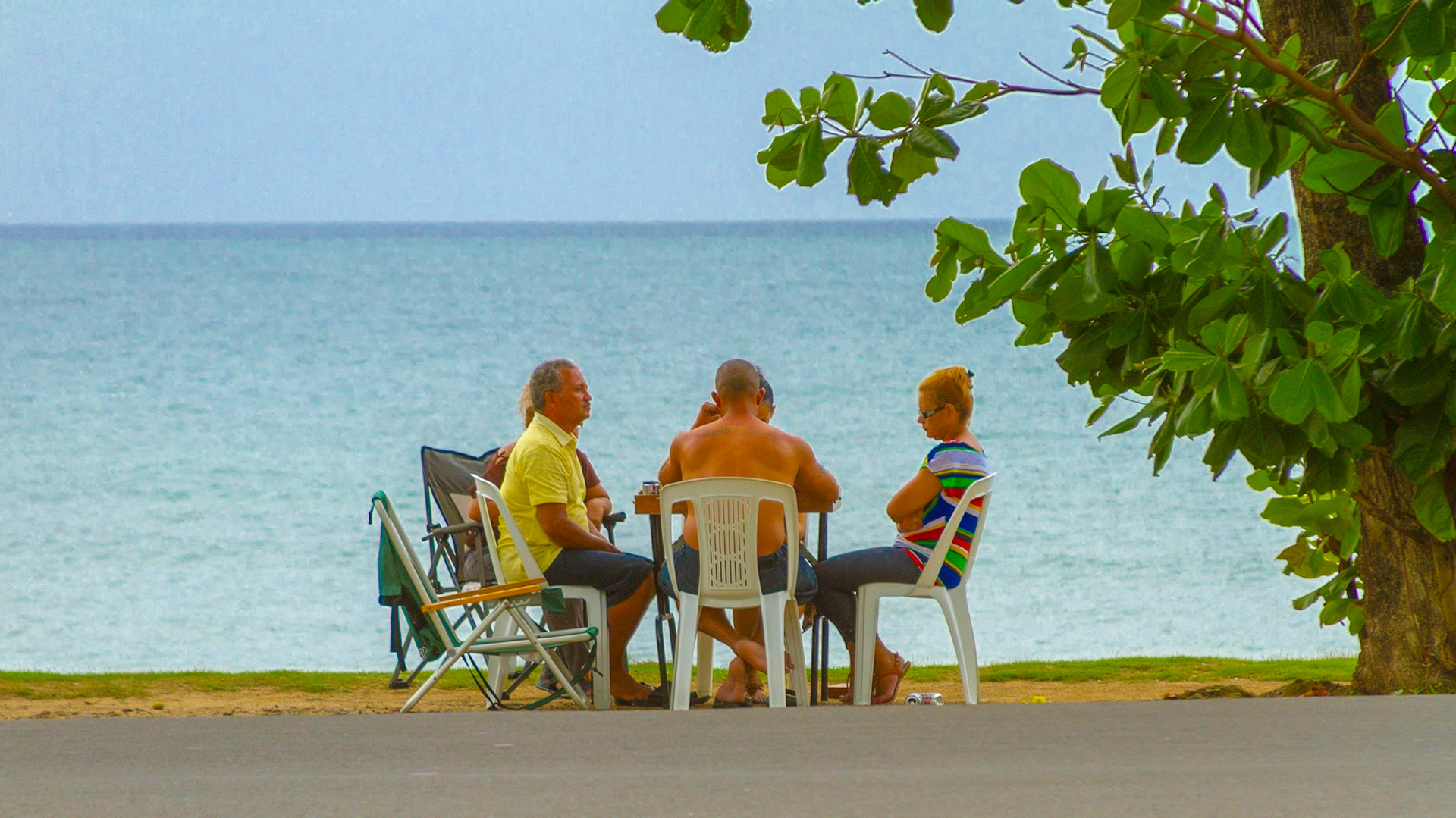 Evening live at one of many beaches on the west end of Puerto Rico