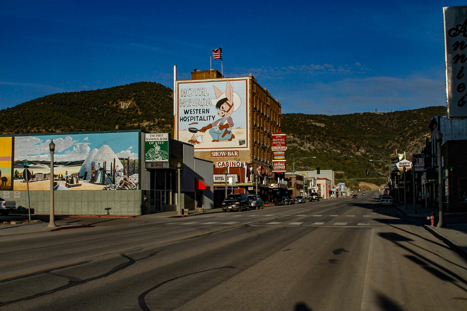 Hotel Nevada, Ely, Nevada, May 21, 2011 - On my first morning in Ely, I walked the streets near Hotel Nevada for about an hour, before driving down the street in search of breakfast.