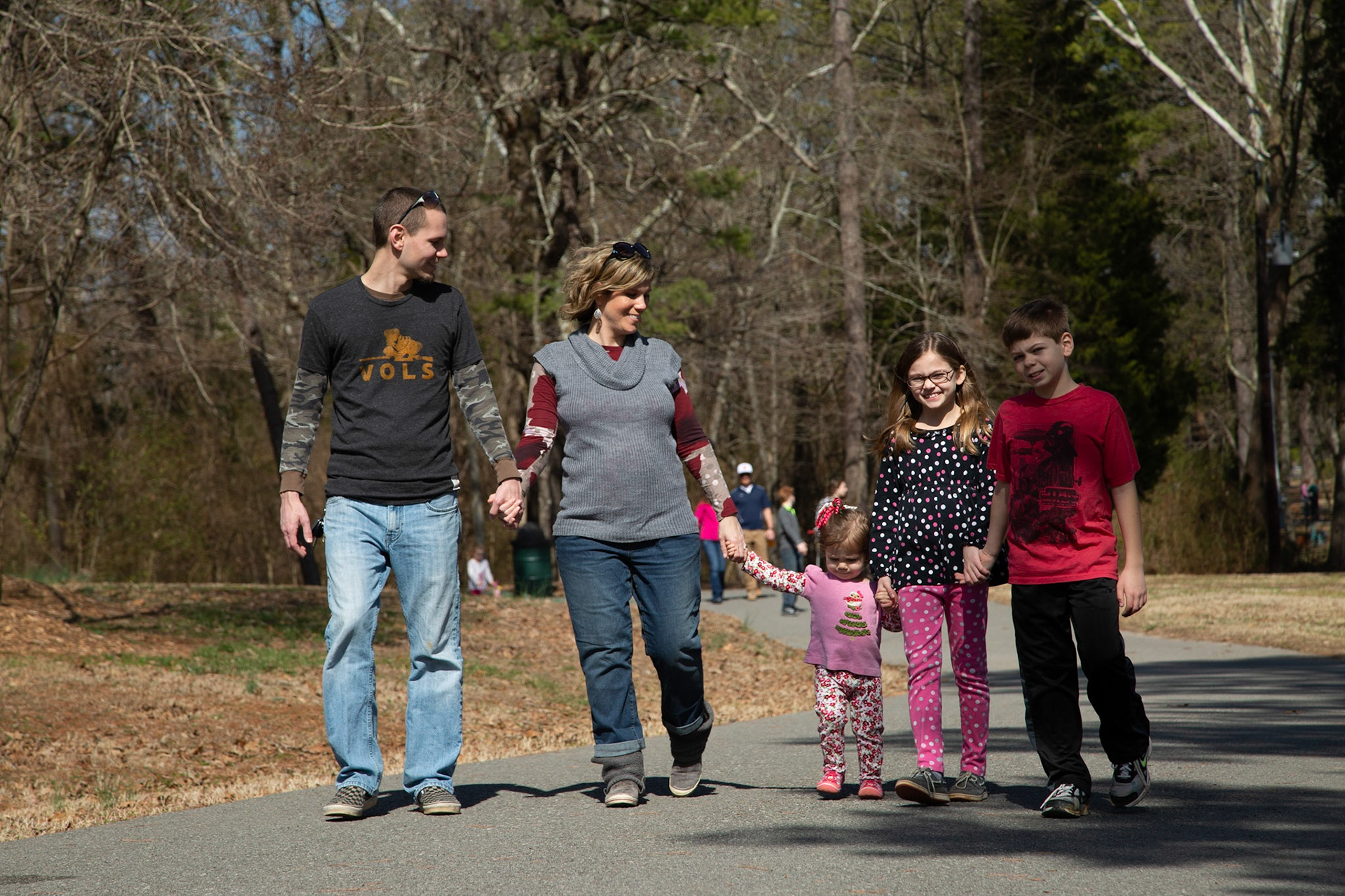 This afternoon was Josephine's turn.  We went to The Cove, where there is playground equipment for her.