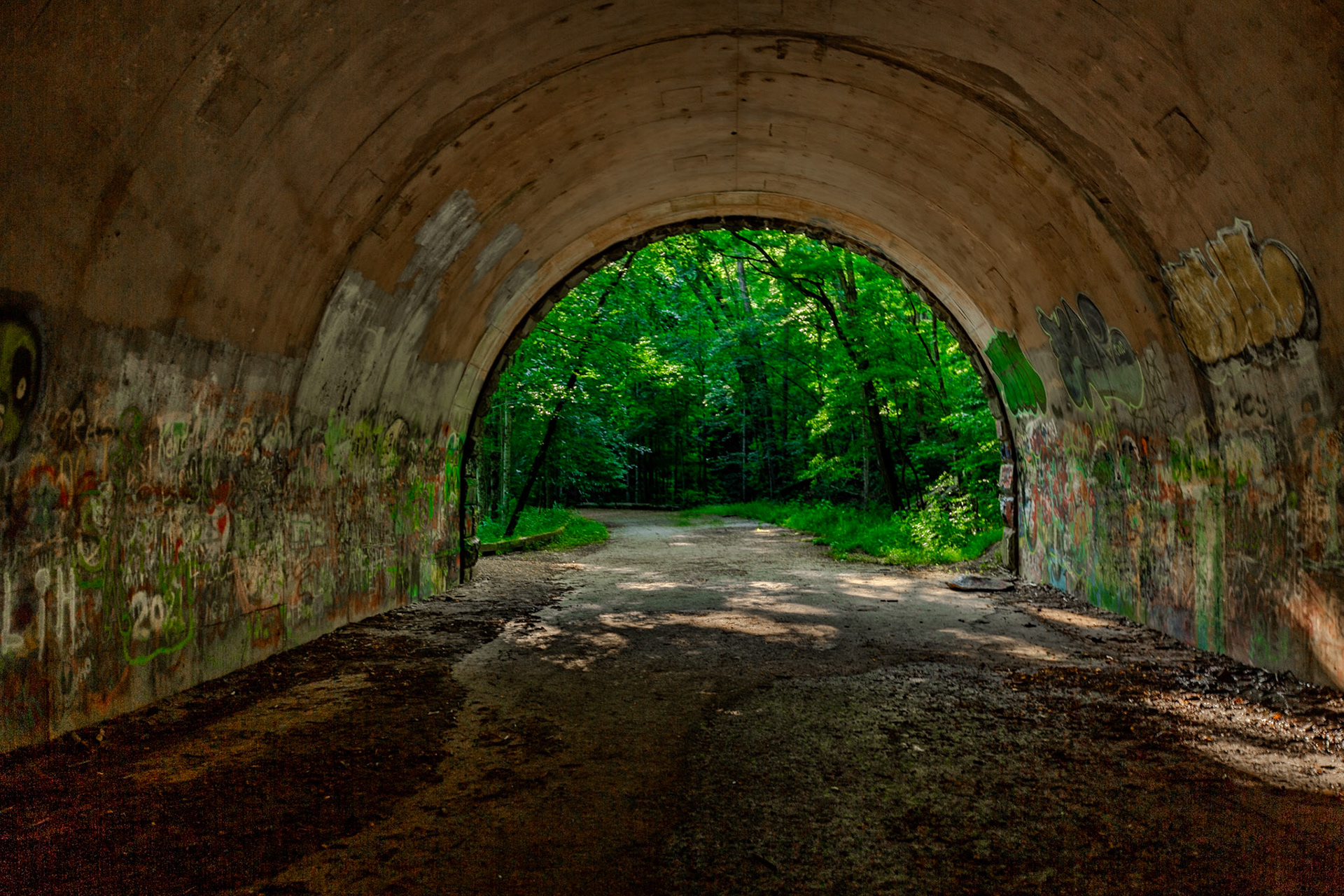 Road to Nowhere, Tunnel Ridge Tunnel Exit, July 11, 2023