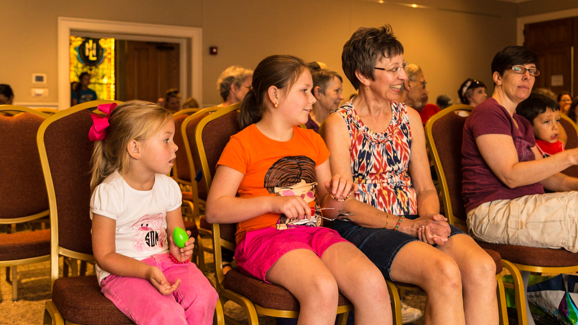 A musical program of kids.