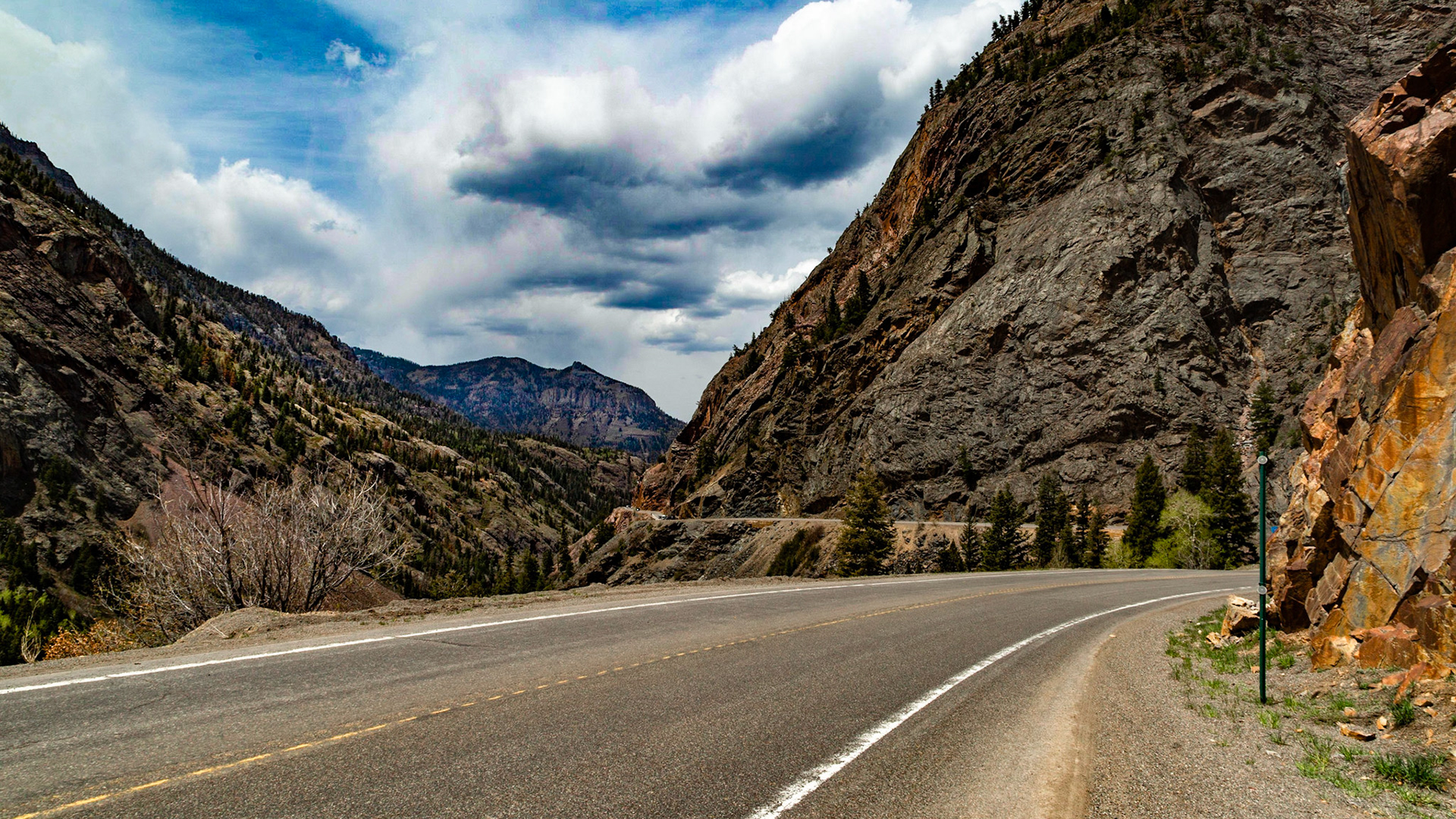 Million Dollar Highway to Ouray, Colorado