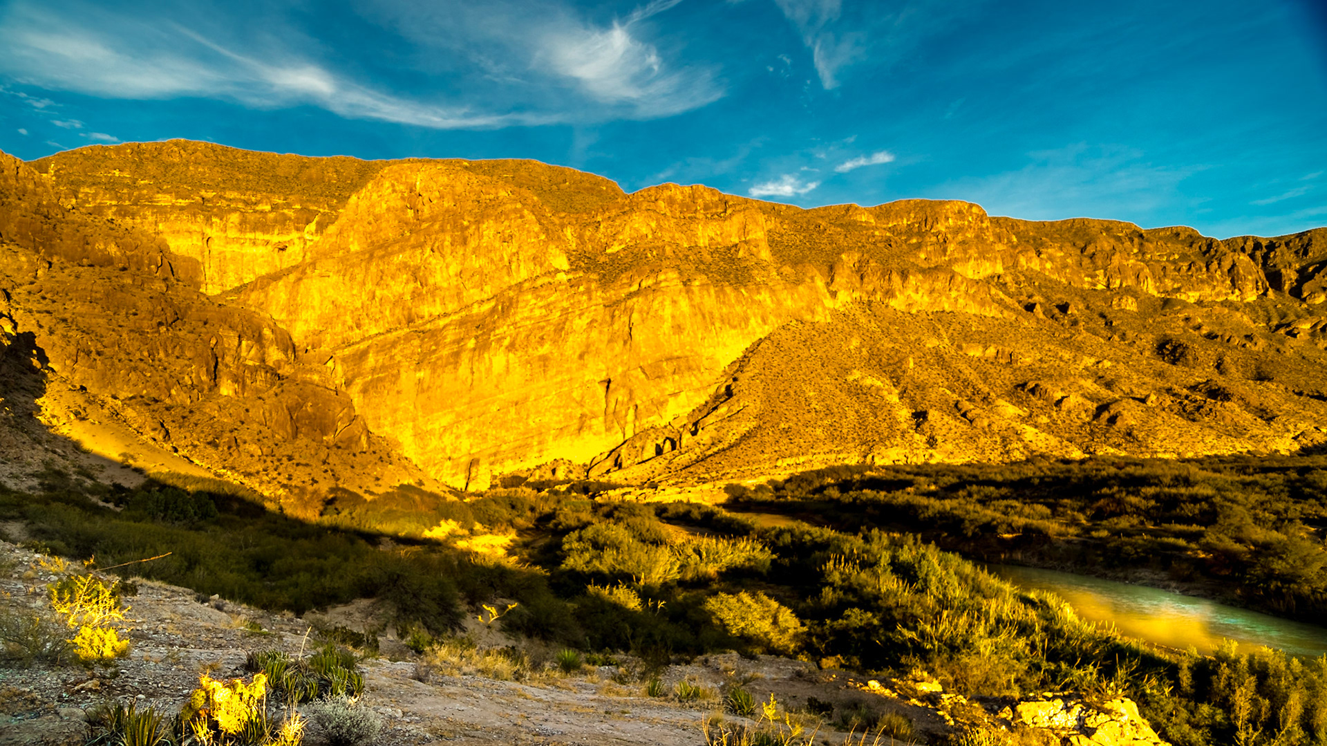 Rio Grande entering Boquillas Canyon