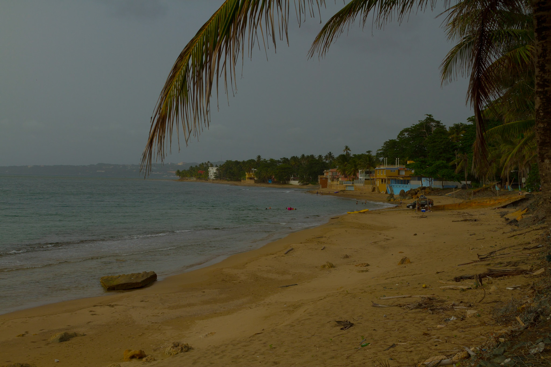 Evening live at one of many beaches on the west end of Puerto Rico