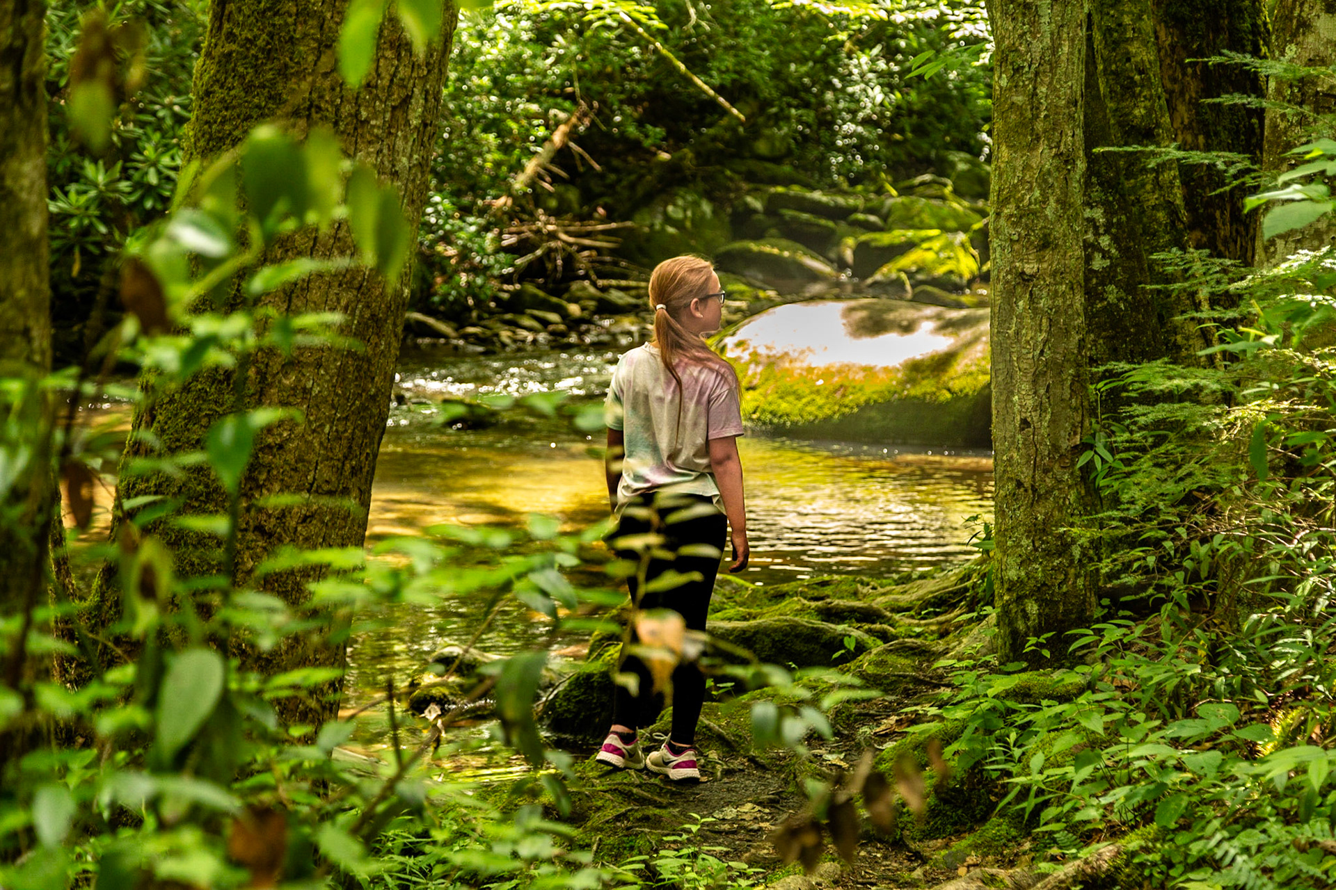 Sophia at Lynn Camp Prong Cascades