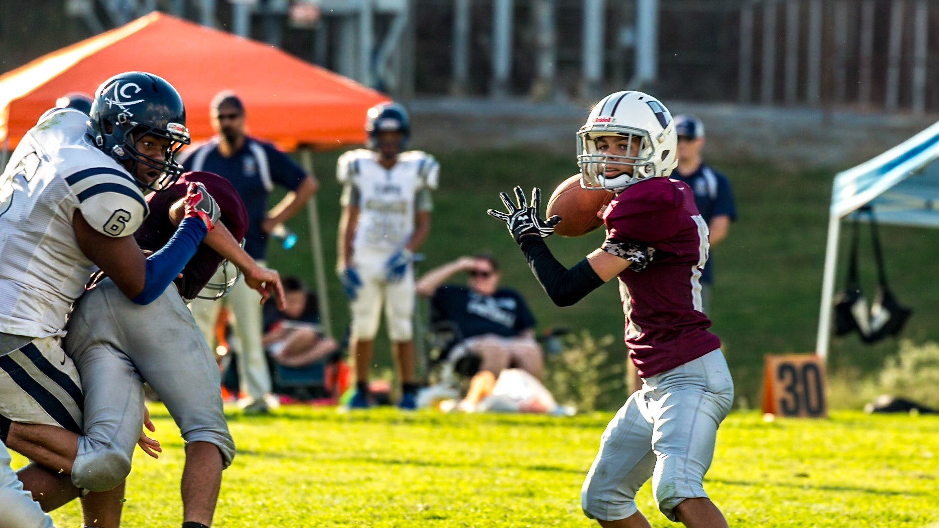 Trever Playing Football