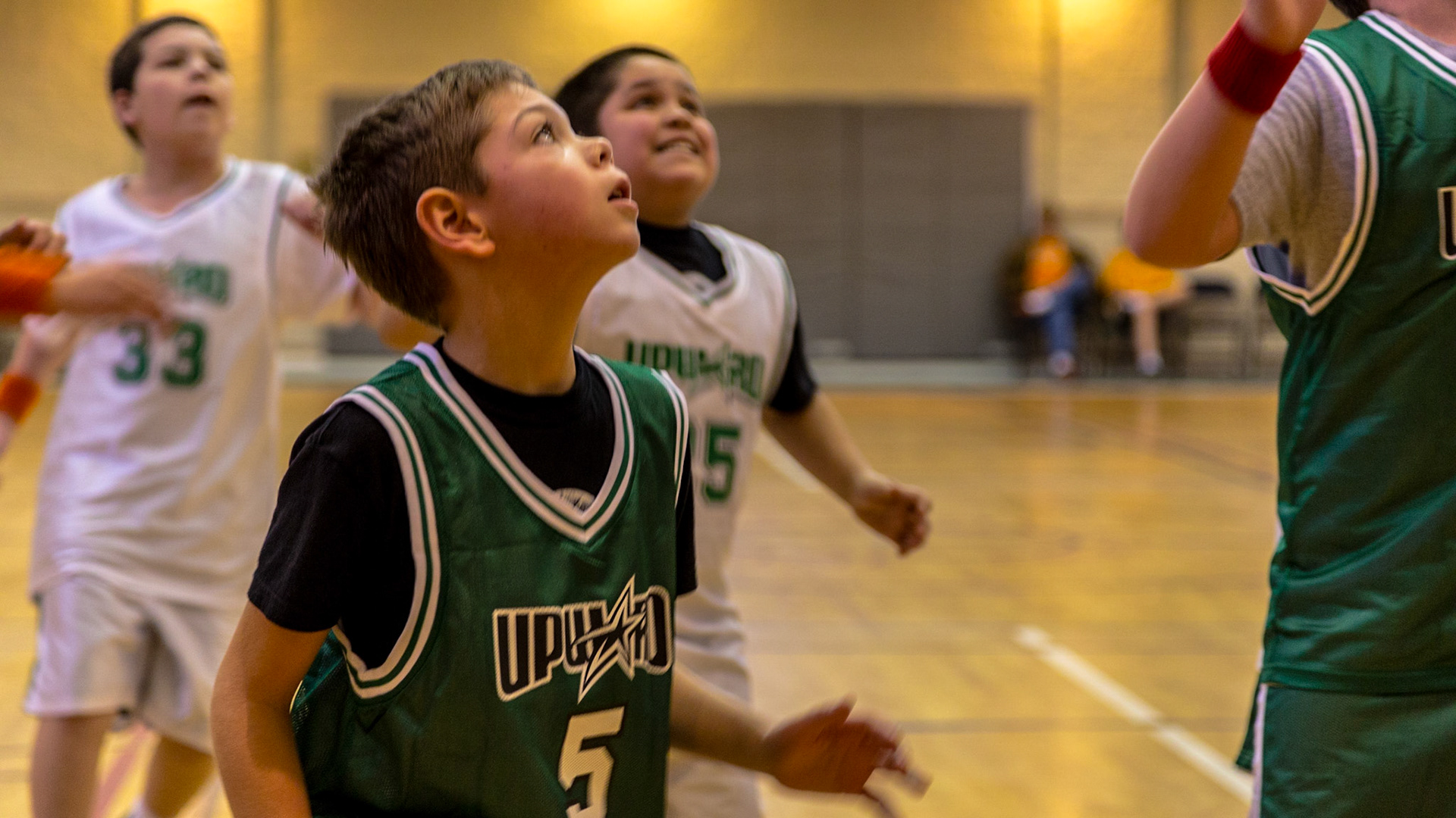 This is the third year a trip to Josephine's birthday party meant watching Trever and Grace, her older siblings, play basketball at Munsey United Methodist Church.  The first time was not really Josephine's birthday.  It was a few days after her birth. So, this trip was at the time she turned 2.