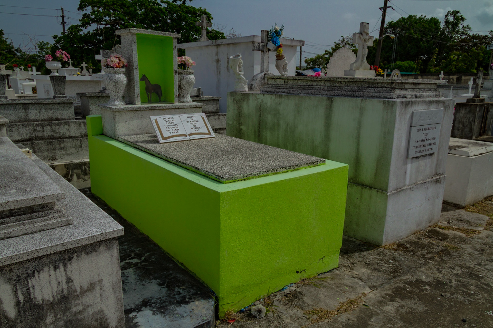 One of our very interesting stops was a huge cemetery in Sabana Grande.  It was extraordinarily elaborate.