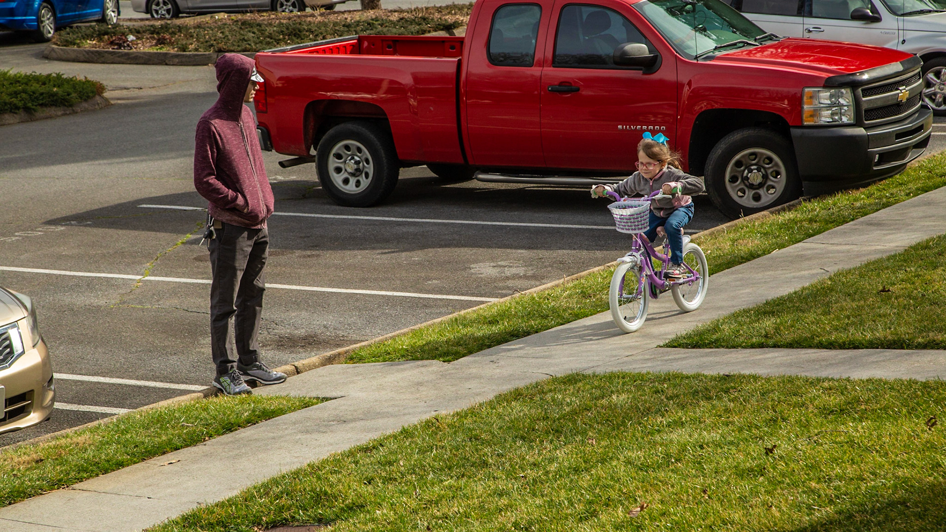 Josephine got a bicycle for her 7th birthday.