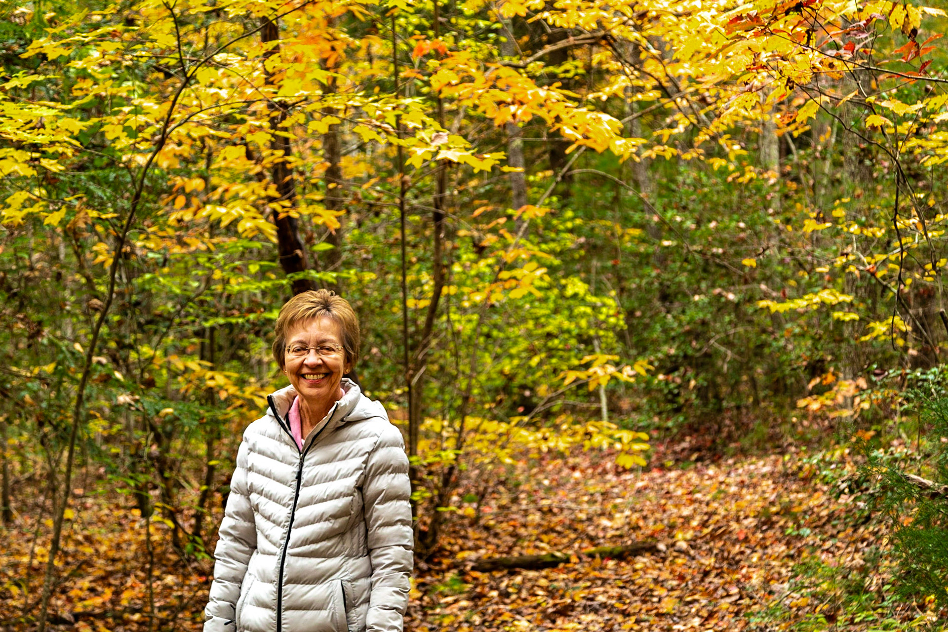 Christie on Lilly Bluff Overlook Trail at Obed Wild and Scenic River