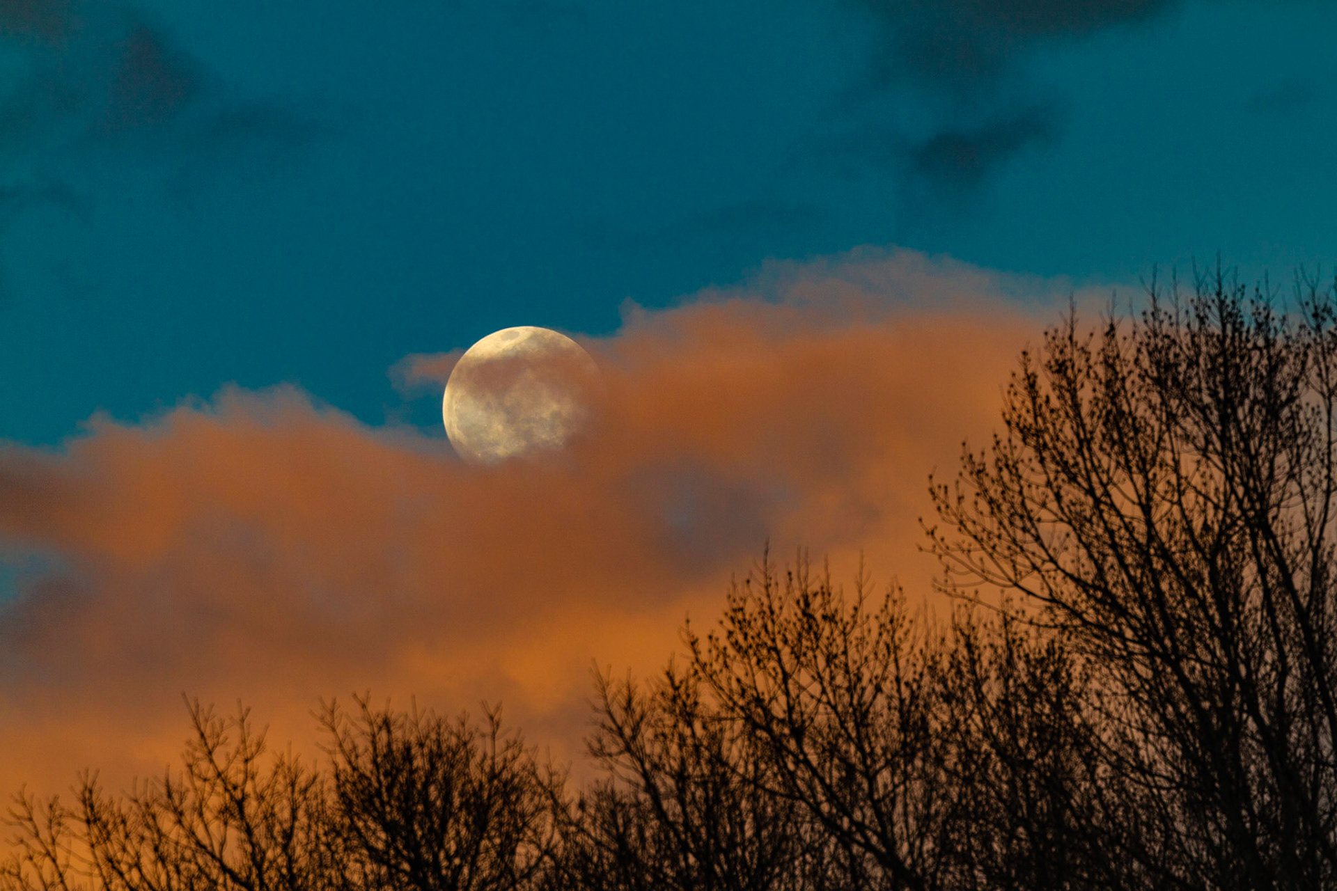 Moon and Clouds