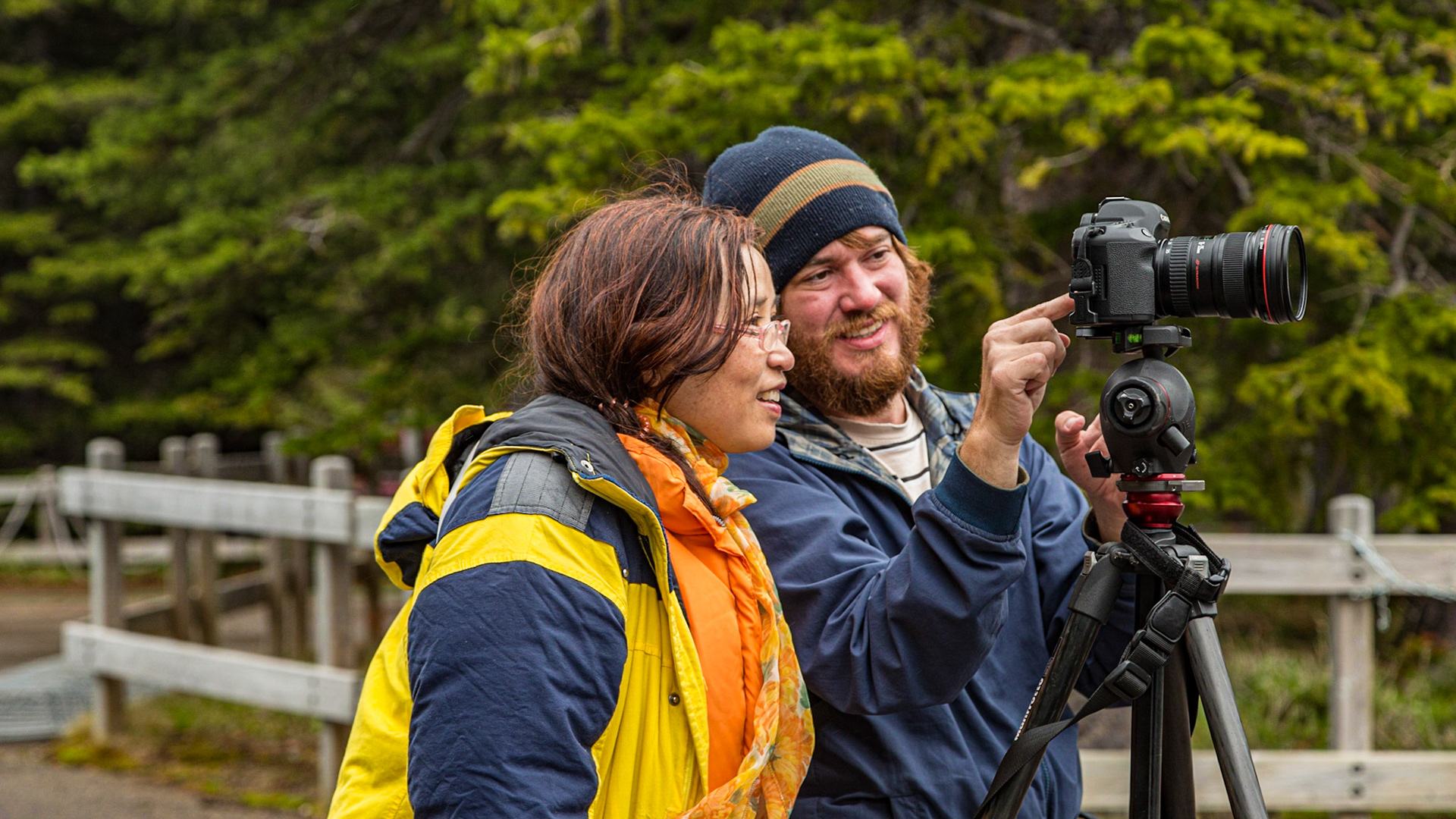 This lady did most of the talking for the family from Hong Kong. The lady who appeared to be her mother tried to talk with Mark. He said there was very little English in the things she said. The woman pictured here was very interested in what we were doing and telling us about their trip. It just felt good to carry on the conversation with these warm and friendly people.
