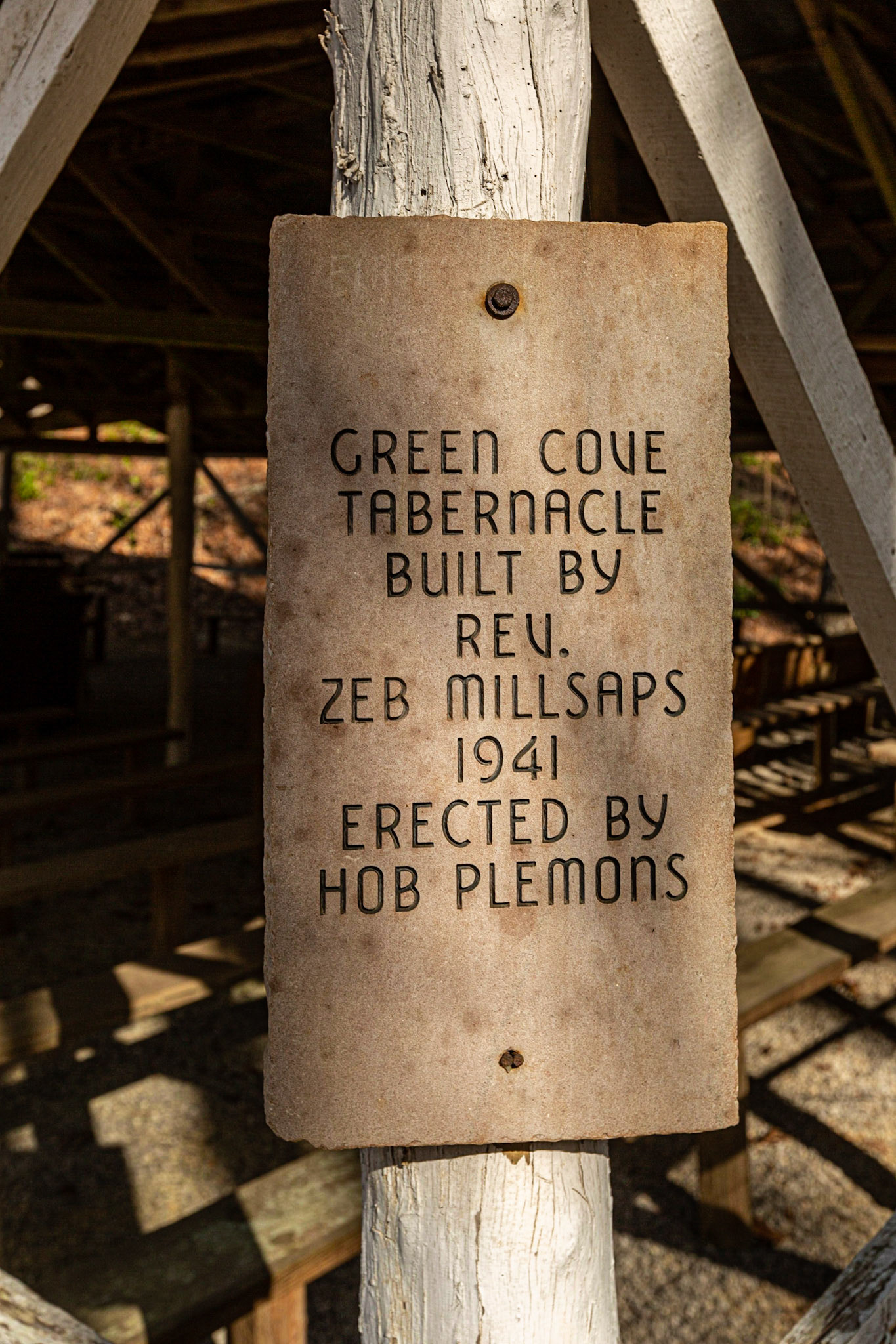 Rev. Zeb Millsaps &amp; Hob Plemons at Green Cove Tabernacle