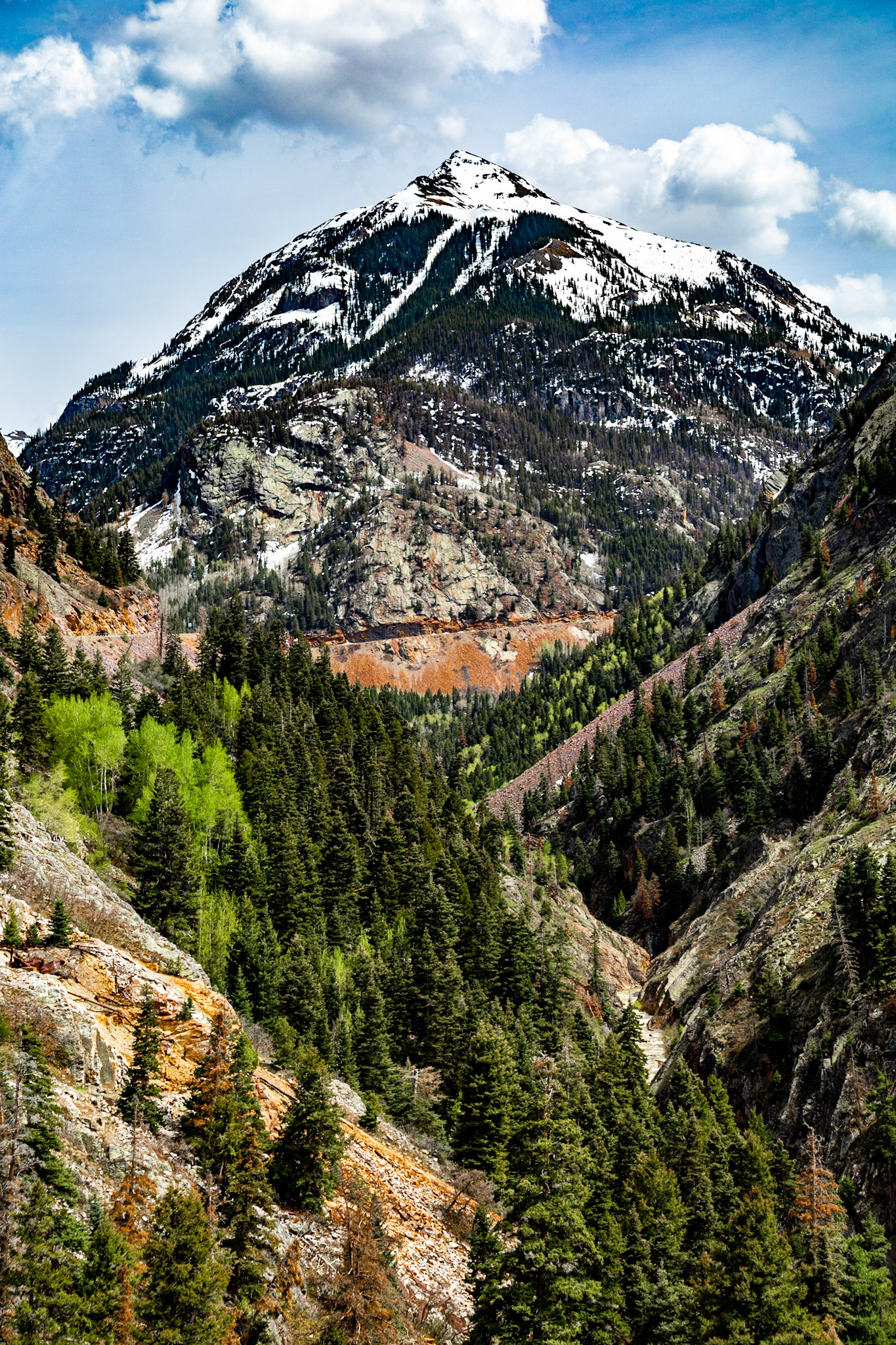 Million Dollar Highway to Ouray, Colorado