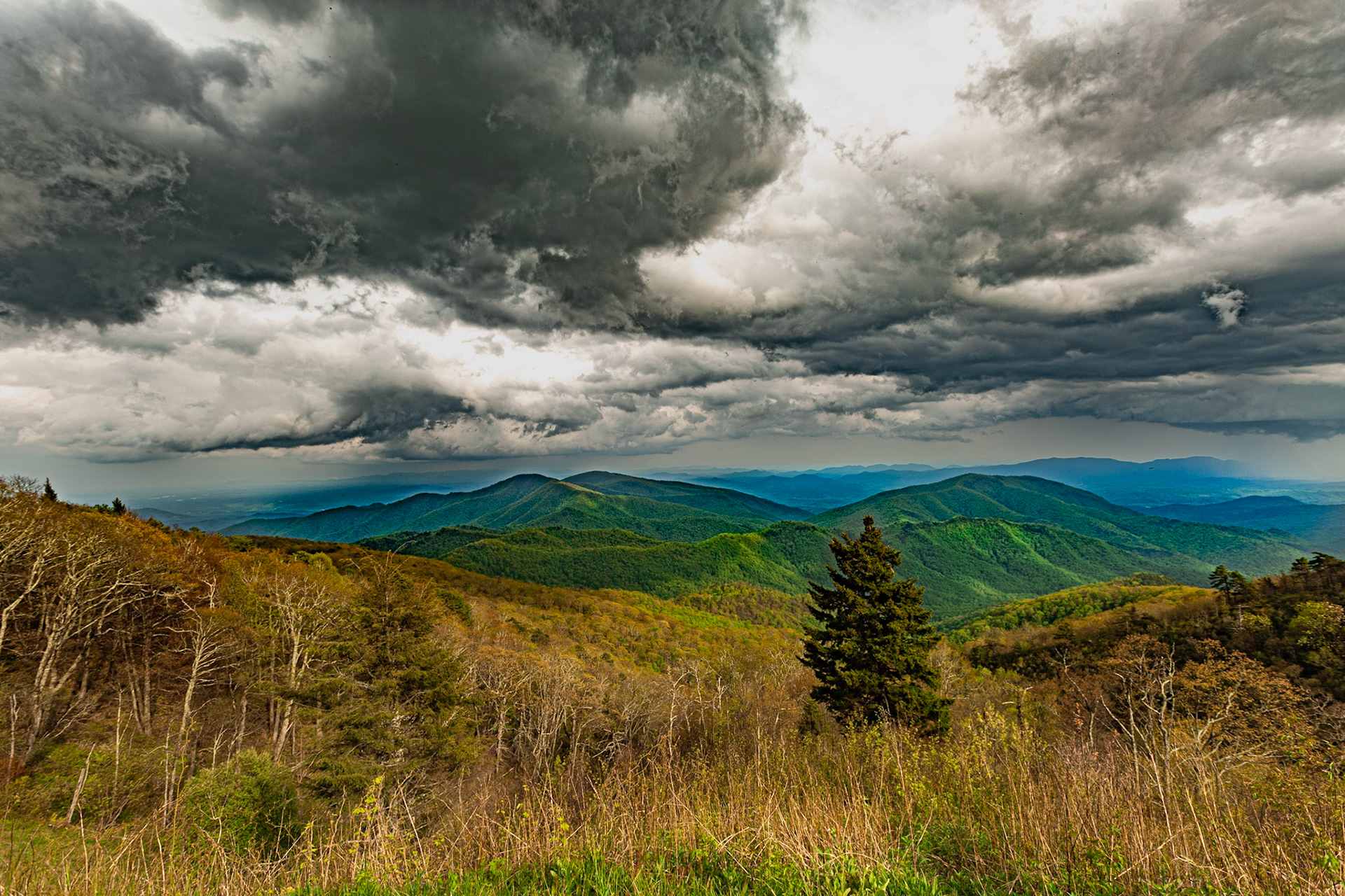 Curtis Valley Overlook, Blue Ridge Parkway, May 7, 2023
