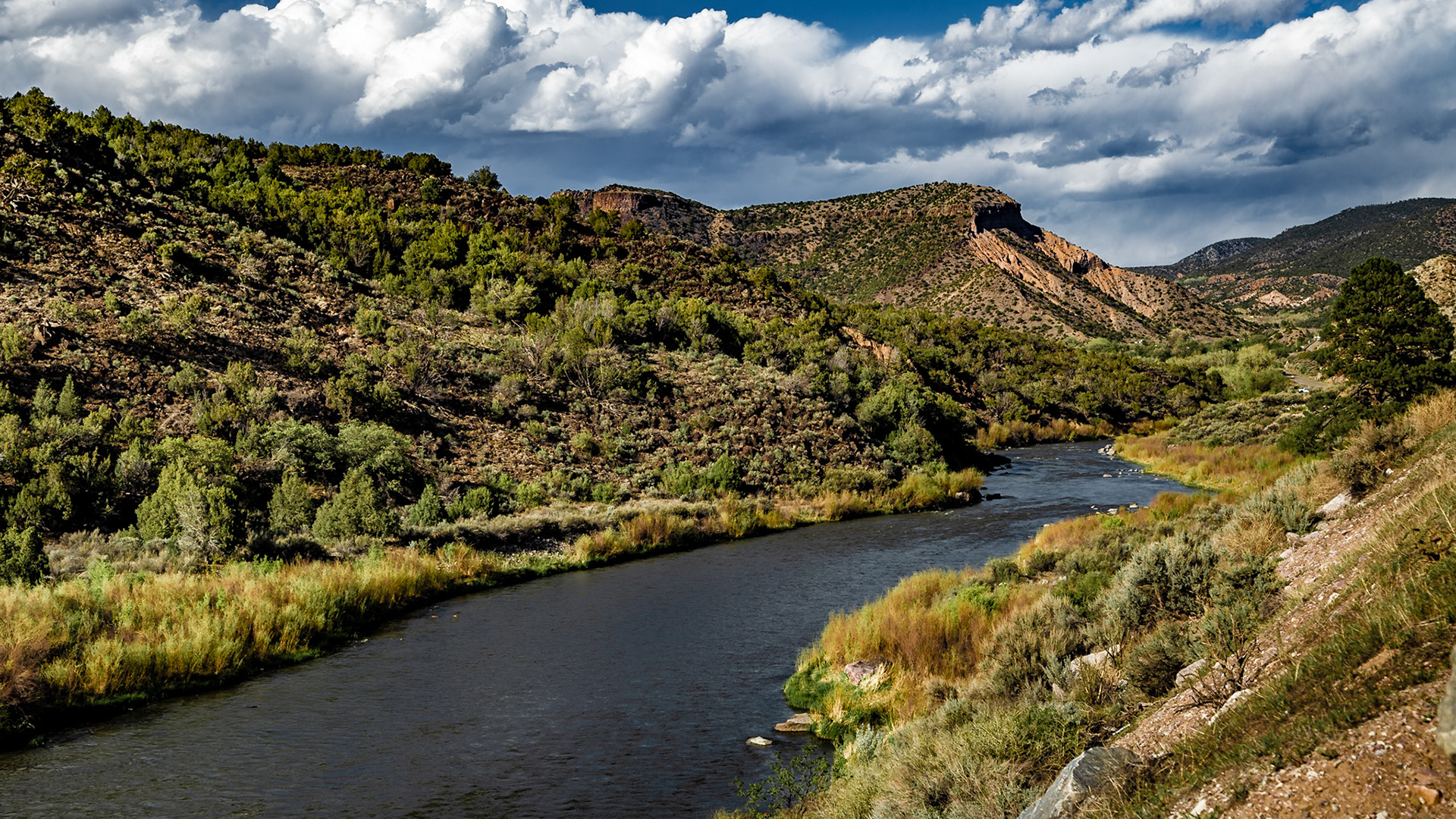 Rio Grande Gorge, Penasco, NM at Alberts Falls Rapids, May 13, 2021 - The water level here, near Taos, New Mexico was roughly the same as I saw at Big Bend National Park a few years ago. I was recently told that very little of the water we saw here will make it to the Mexican border and Texas, due to irrigation and other uses. According to my source, most of the Rio Grande water at Big Bend comes from Mexico
