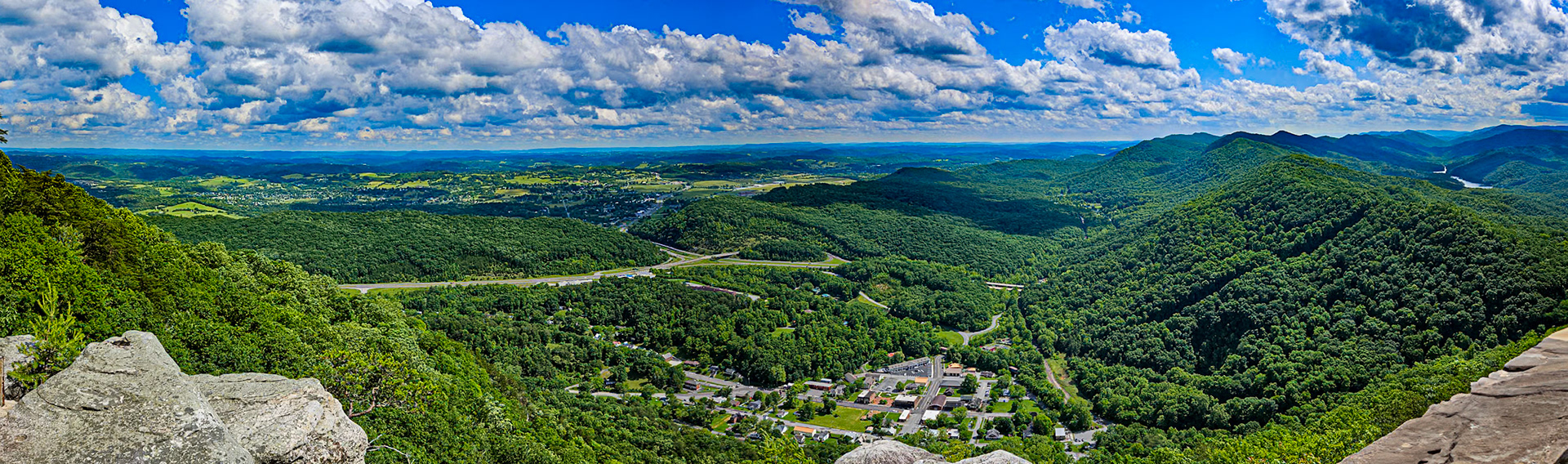 Pinnacle Overlook View at Cumberland Gap National Historical Park, May 27, 2024