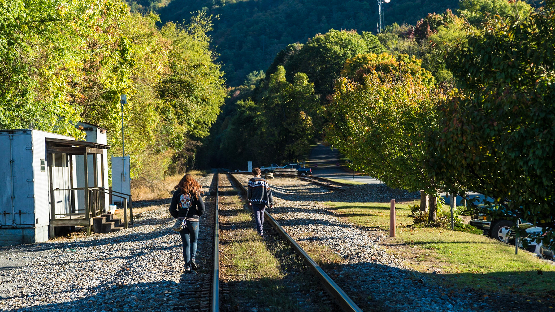 Driving to Charlotte for NAPFA Fall Conference - Stopped to walk the strets of Hot Spring