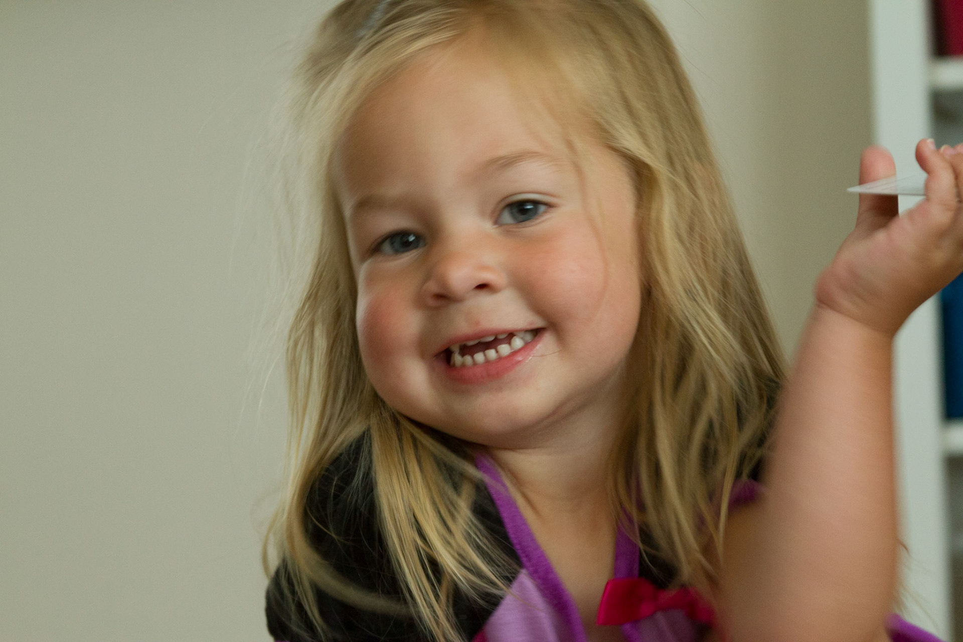 Shooting in the bonus room while Raven slept and the responsible adults were off doing other things.