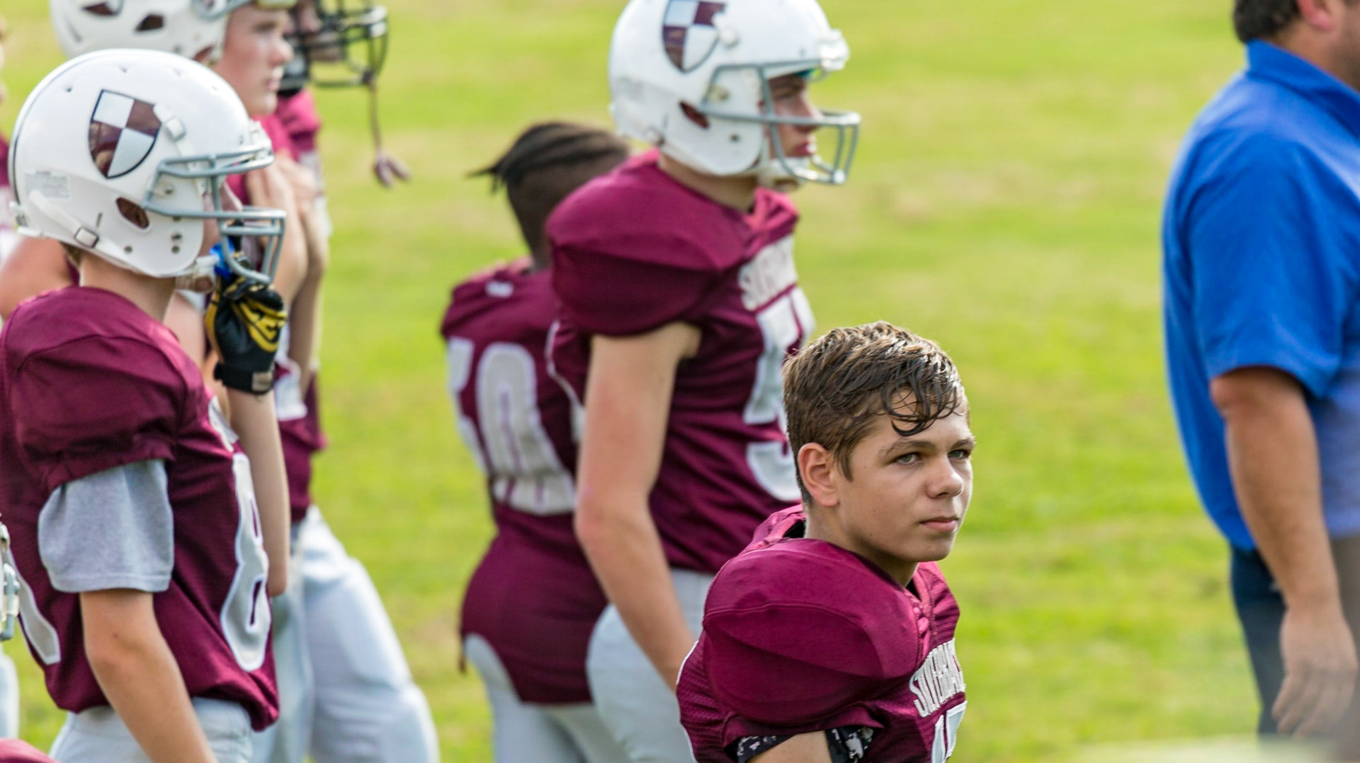 Trever Playing Football