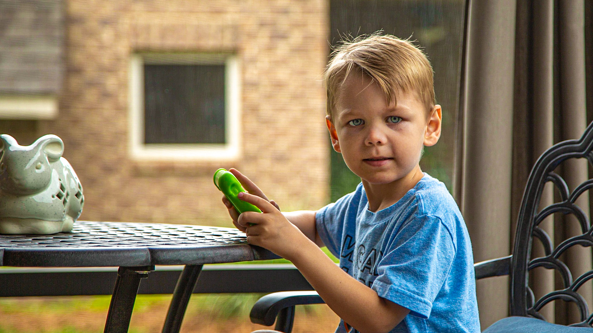 Rainy Day on Grammy's Screened In Porch