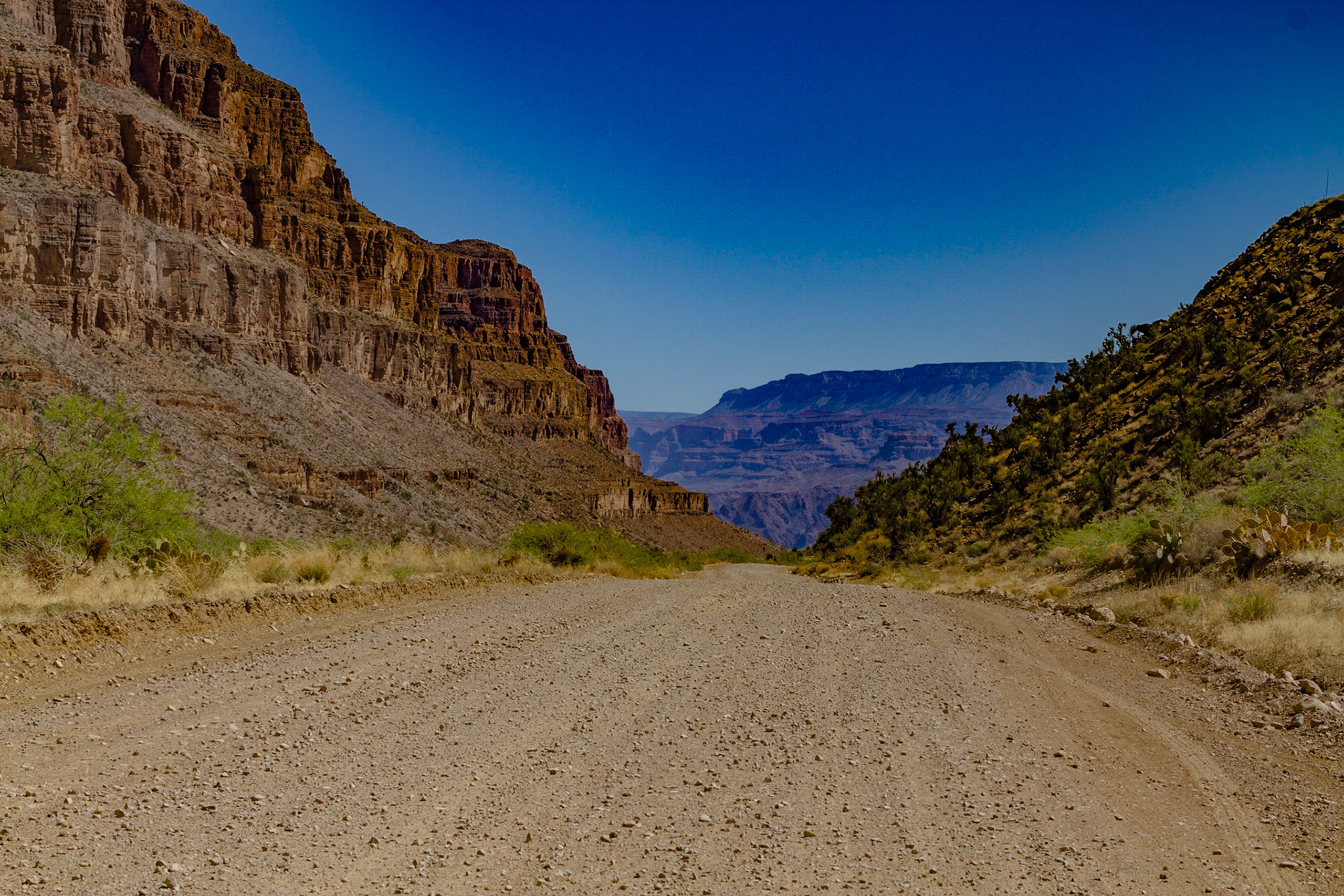 Diamond Creek Road to the Colorado River in The Grand Canyon, May 11, 2013 After the NAPFA Spring Conference in Las Vegas, I drove to Kingman for a night, followed by a trip into the Grand Canyon on the Hualapai Indian Reservation.  These images were taken along the Diamond Creek Road and at the Colorado River in the Grand Canyon