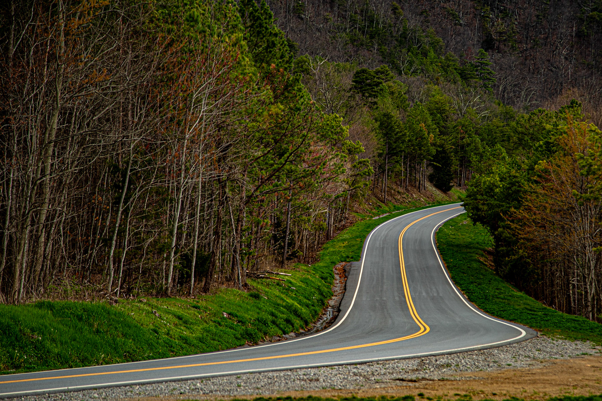 Curve Toward Caylor Gap