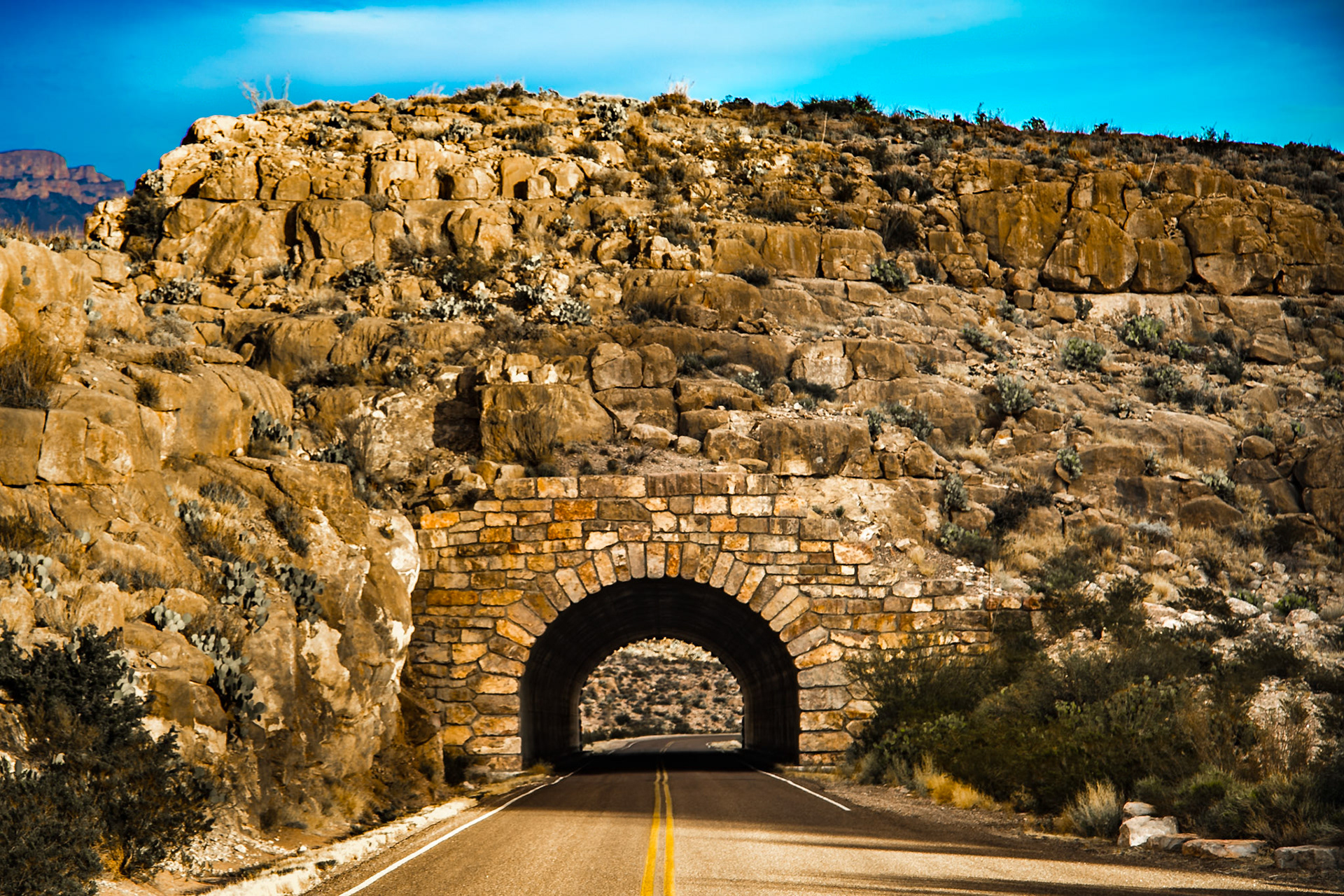 Tunnel at Dead Mans Curve, Big Bend National Park, TX, December 10, 2017